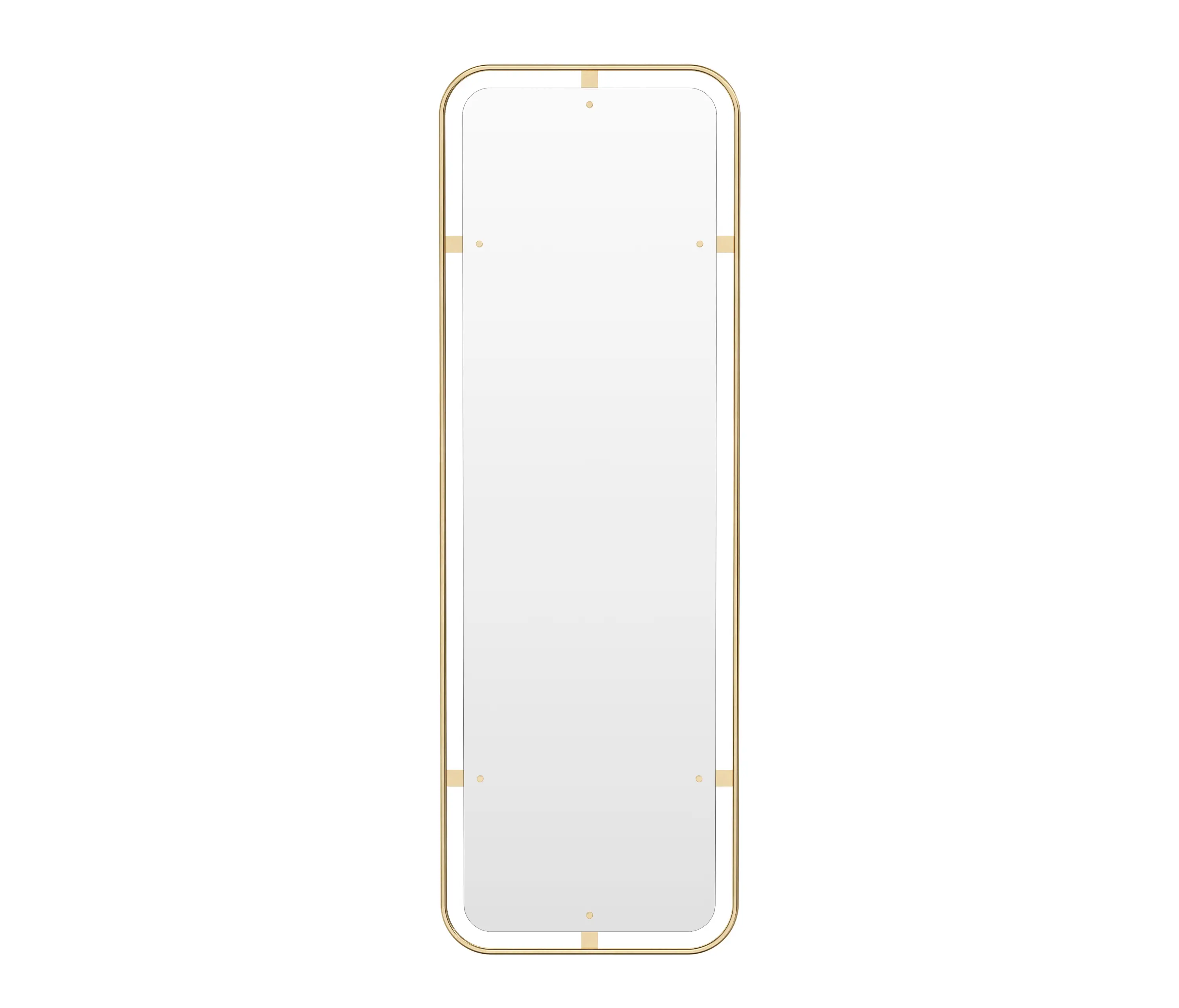 Audo Copenhagen - Nimbus Mirror, Rectangular, Polished Brass