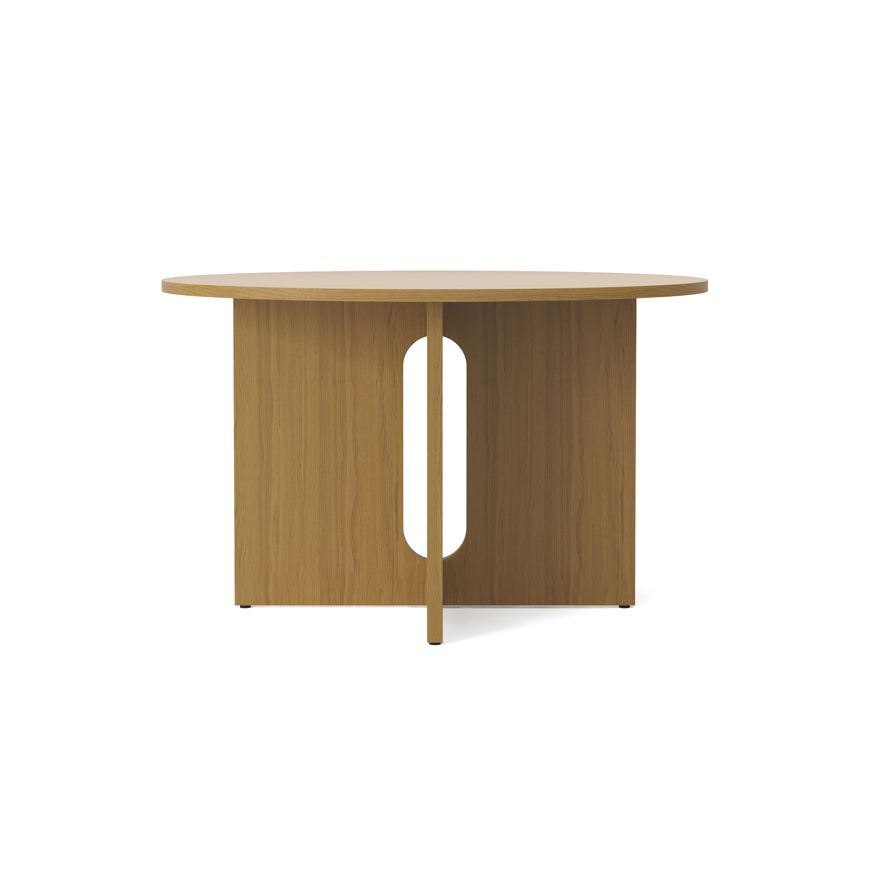 Androgyn Dining Table, Ø120, Natural Oak