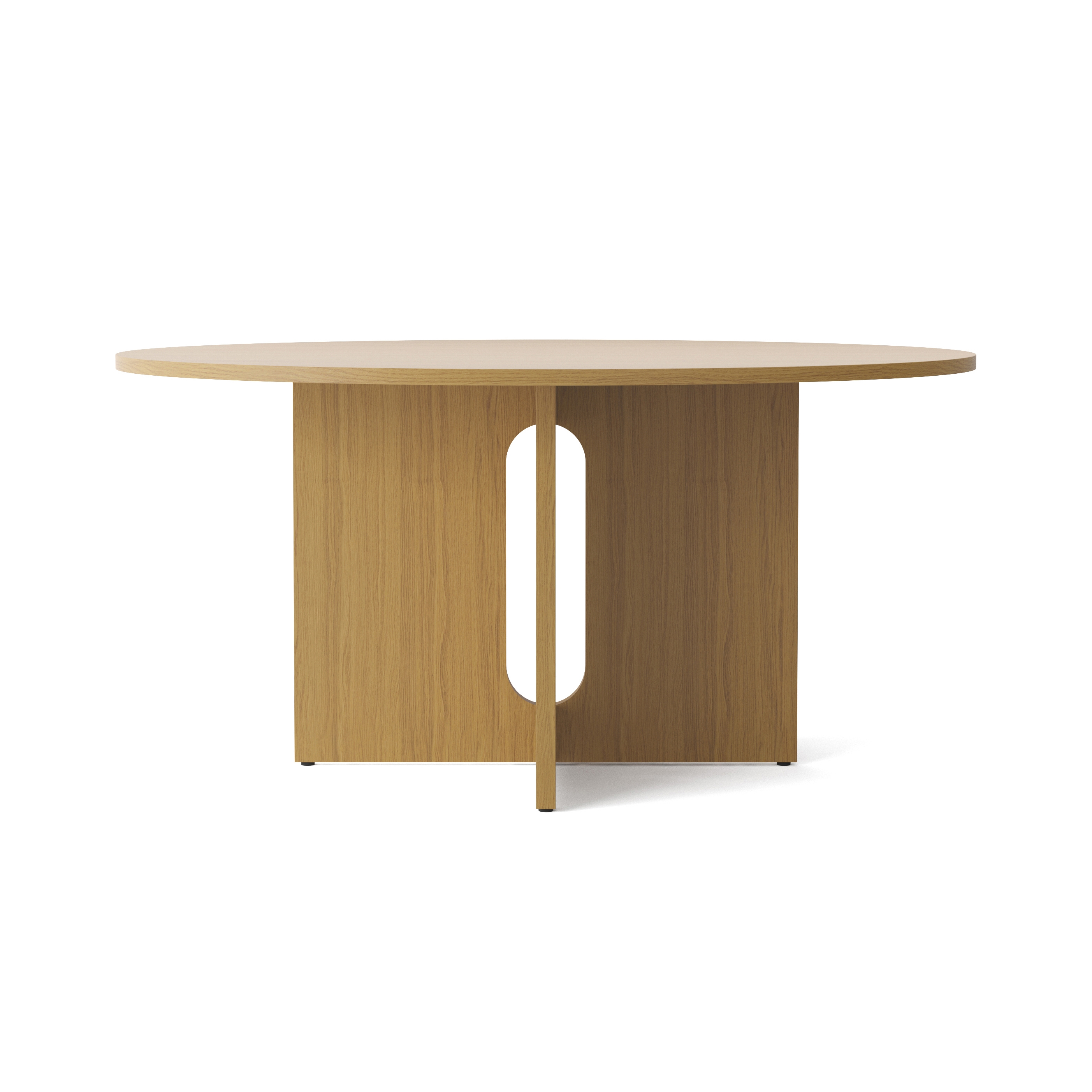 Androgyn Dining Table, Ø150, Natural oak