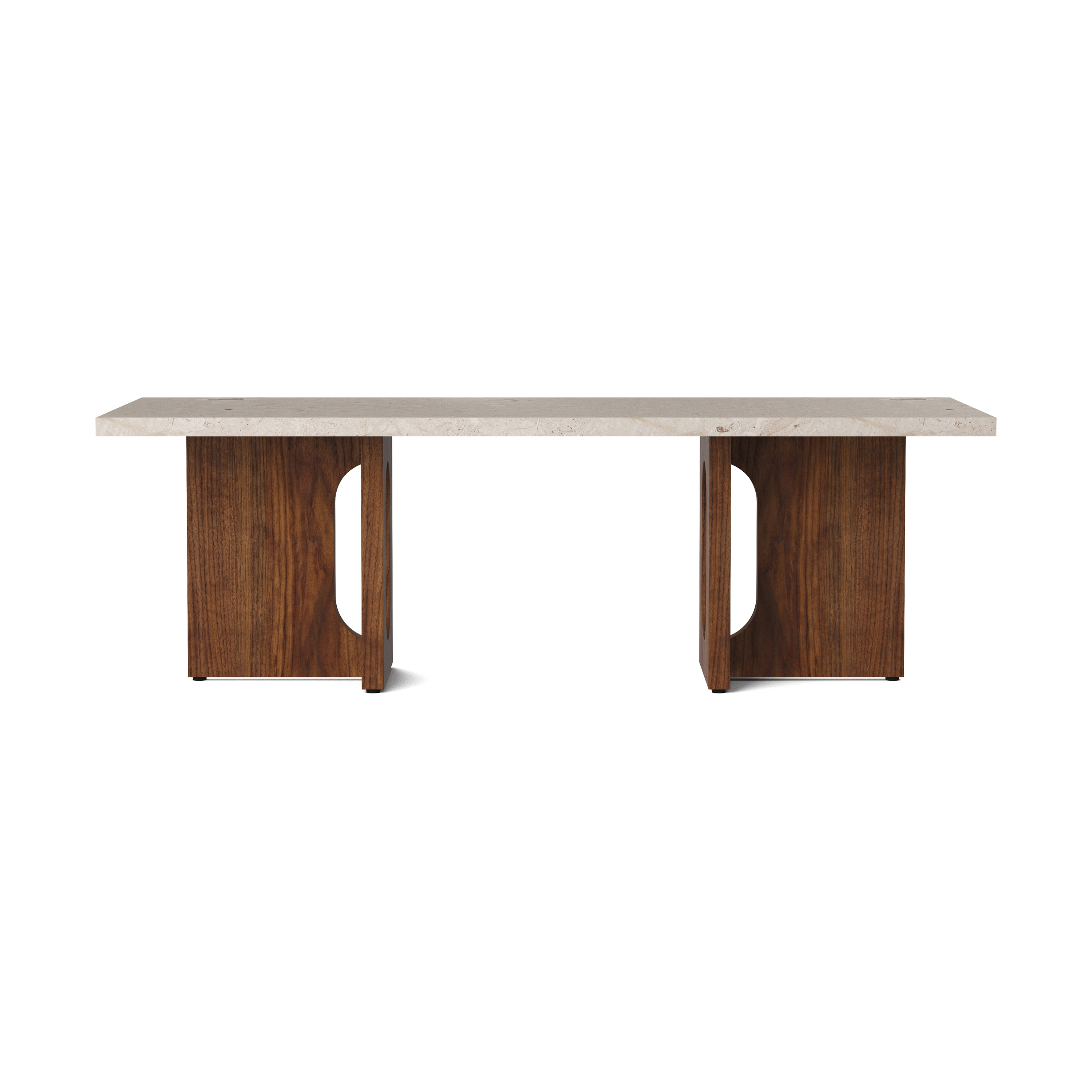 Androgyne Lounge Table, Walnut | Kunis Breccia