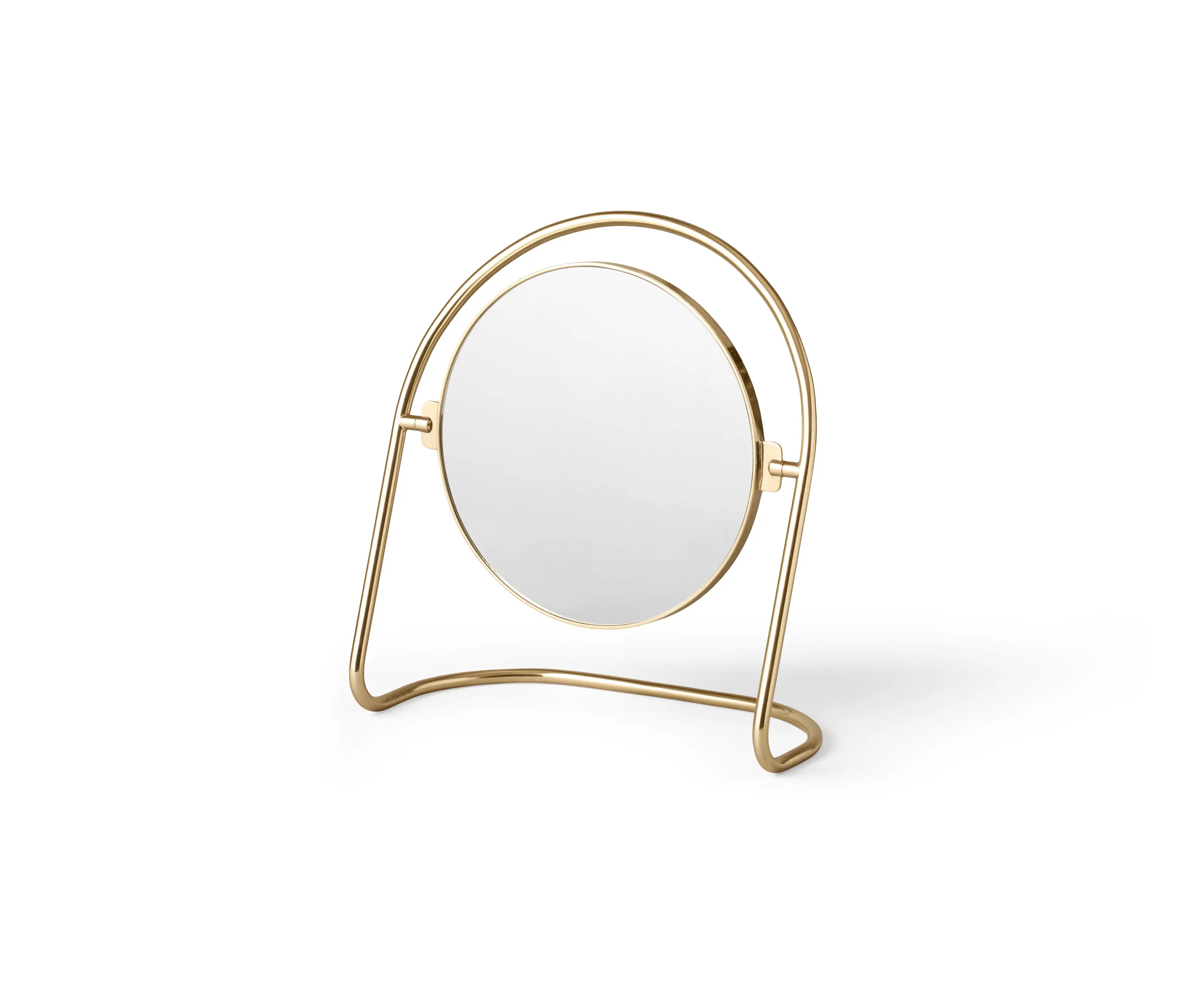 Audo Copenhagen - Nimbus Table Mirror | Polished Brass