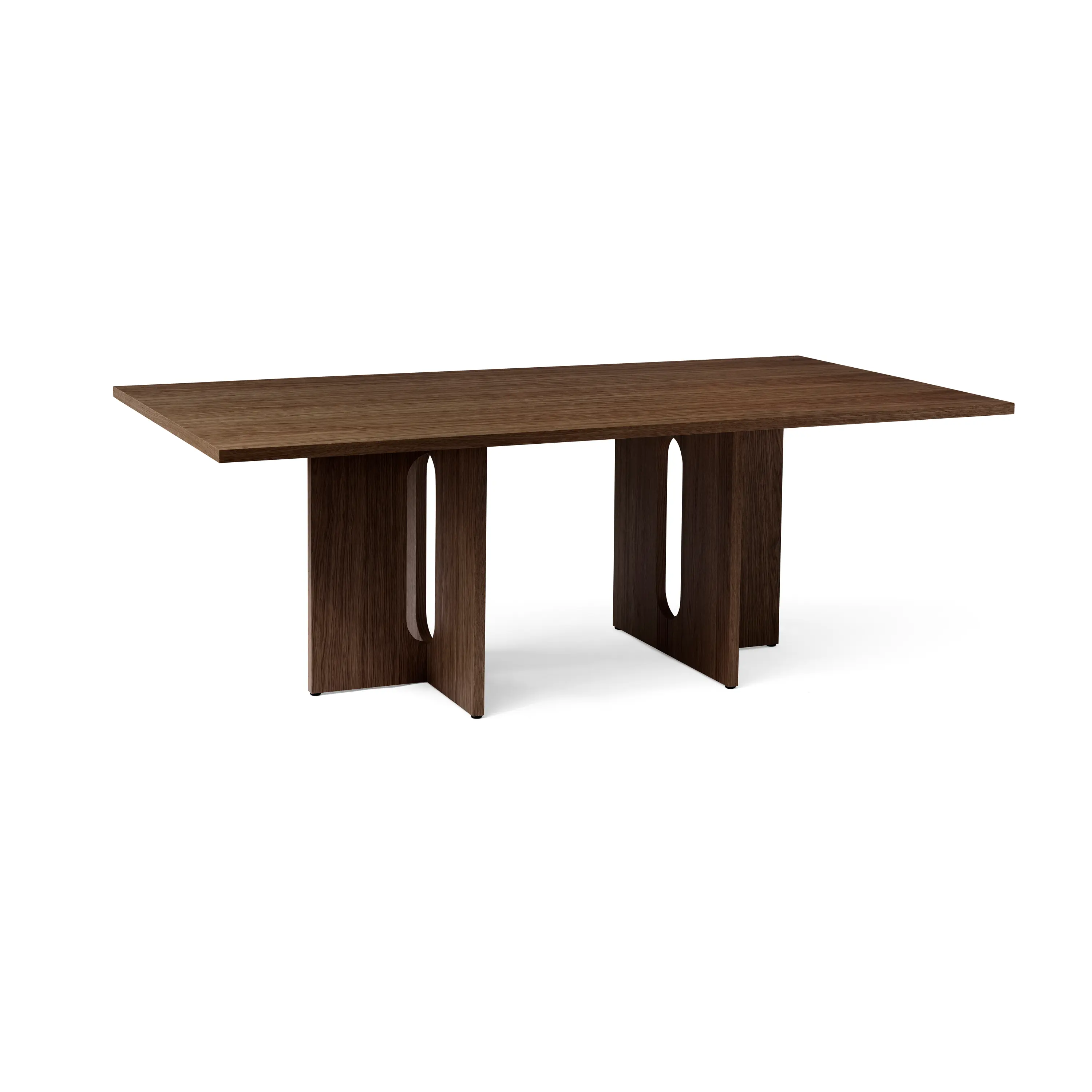 Audo Copenhagen - Androgyn Dining Table Rectangular 210 | Dark Stained Oak