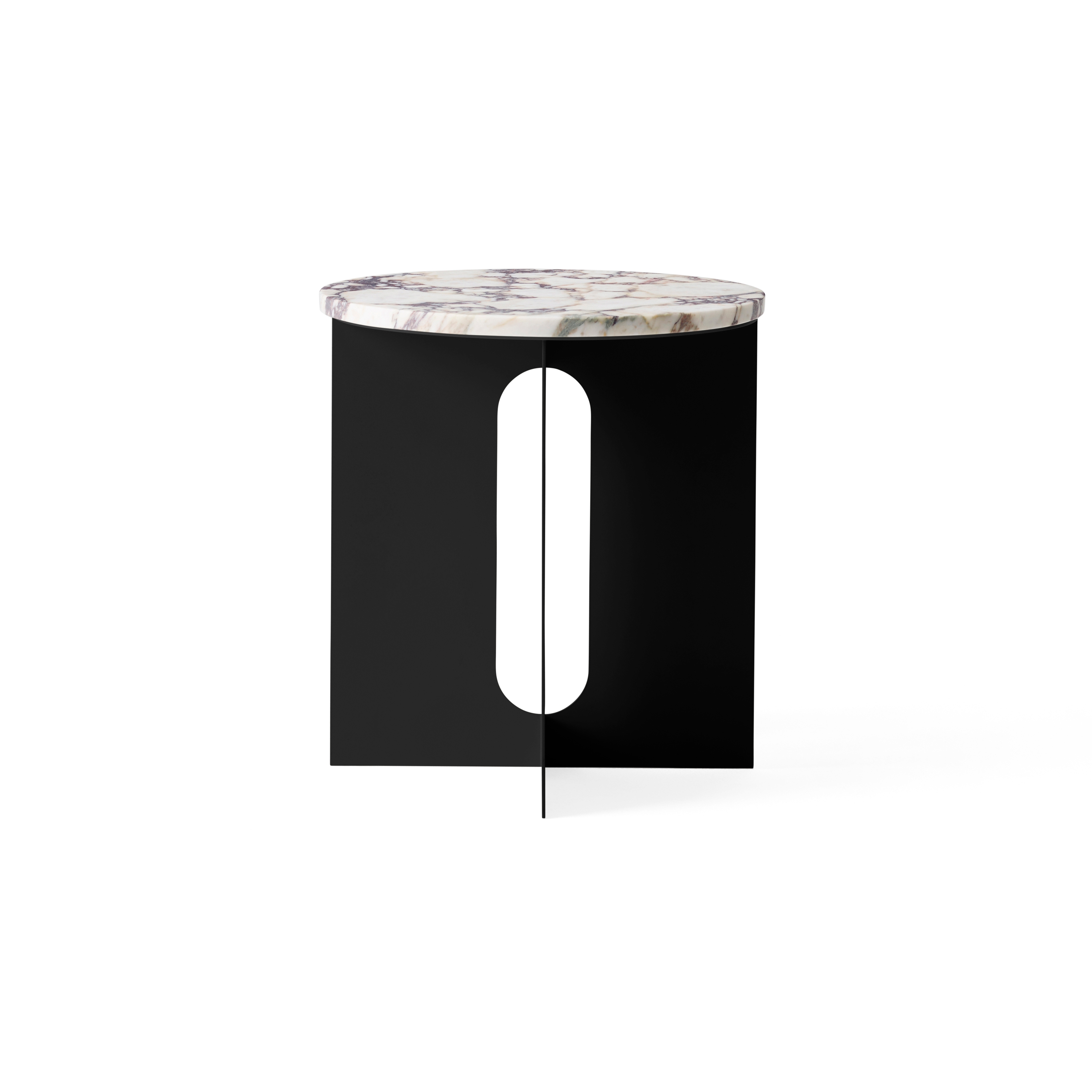 Display product Androgyne Side Tabletop | Calacatta Viola Marble from manufacturer Audo Copenhagen