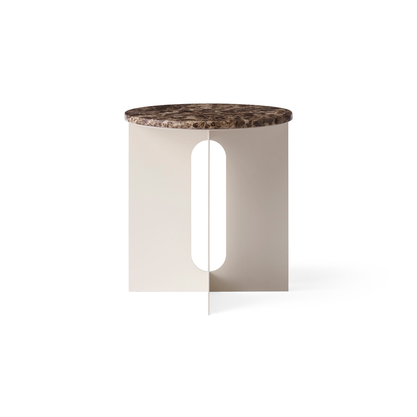 Androgyne Side Tabletop | Emperador Marble
