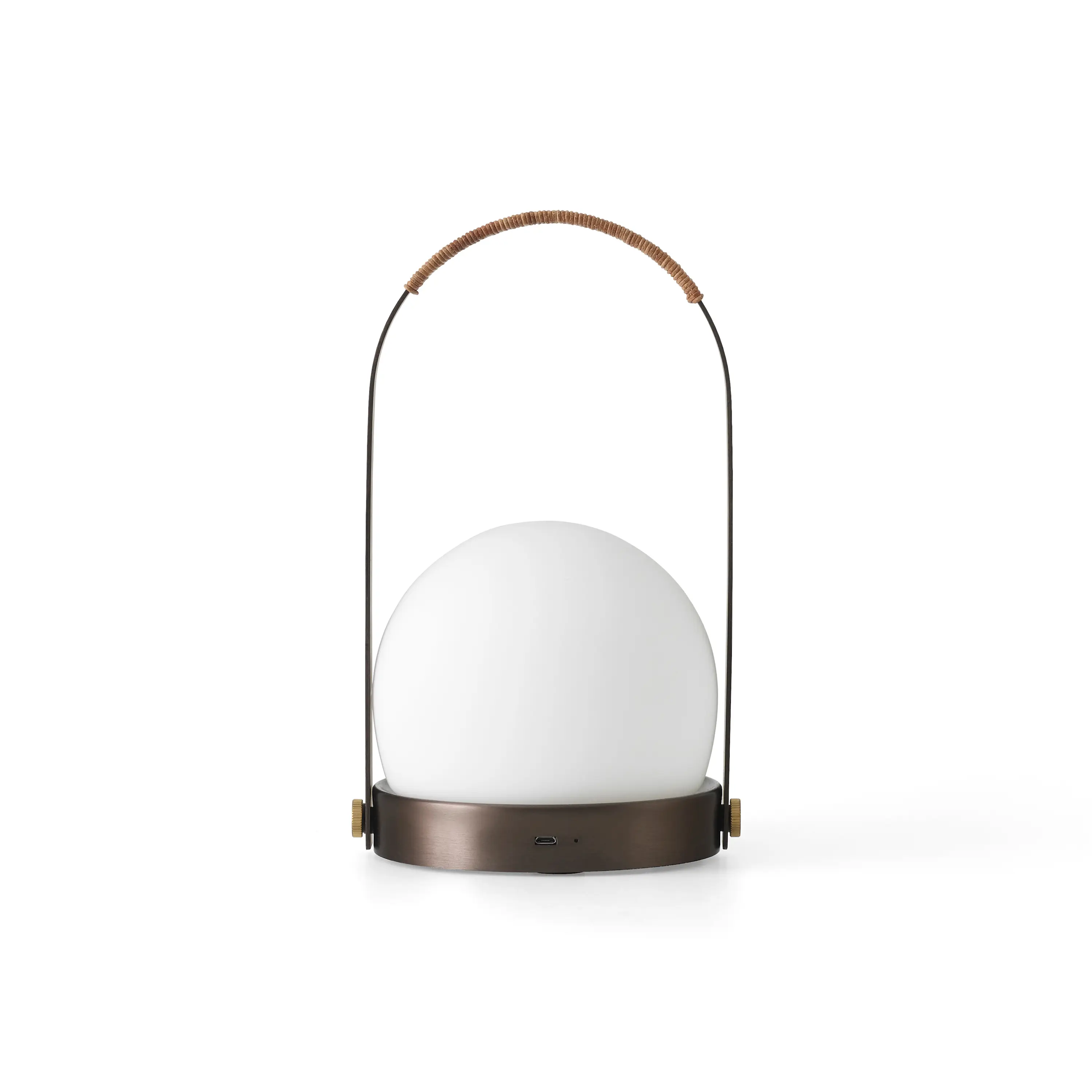Audo Copenhagen - Carrie Table Lamp | Bronzed Brass Leathe