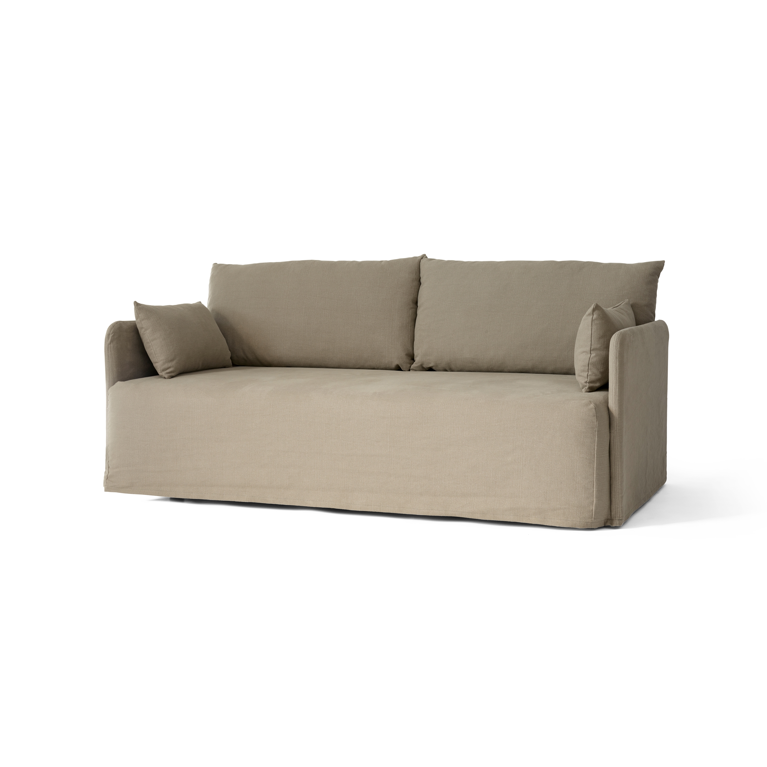 Offset Loose Cover 2. Seater | Cotlin Poppy Seed
