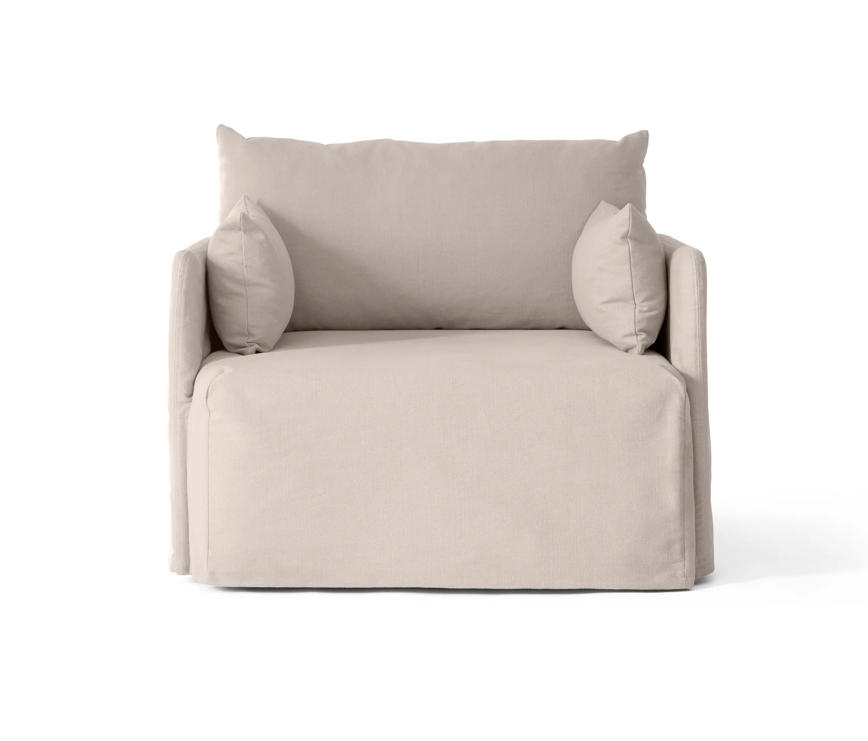 Audo Copenhagen - Offset Sofa, 1. Seater w. Loose Cover | Cotlin, Oat