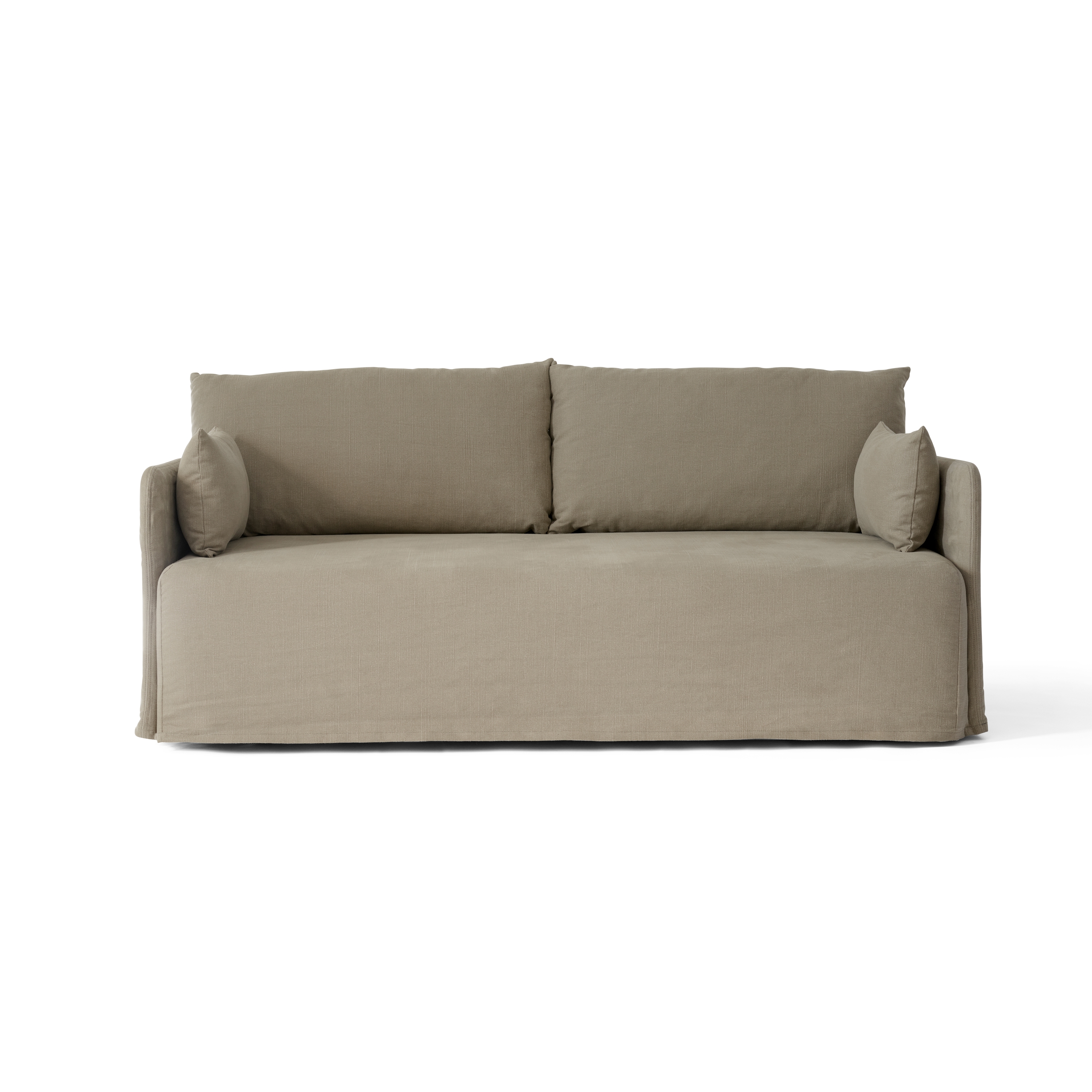 Offset Sofa, 2. Seater w. Loose Cover | Cotlin Poppy Seed