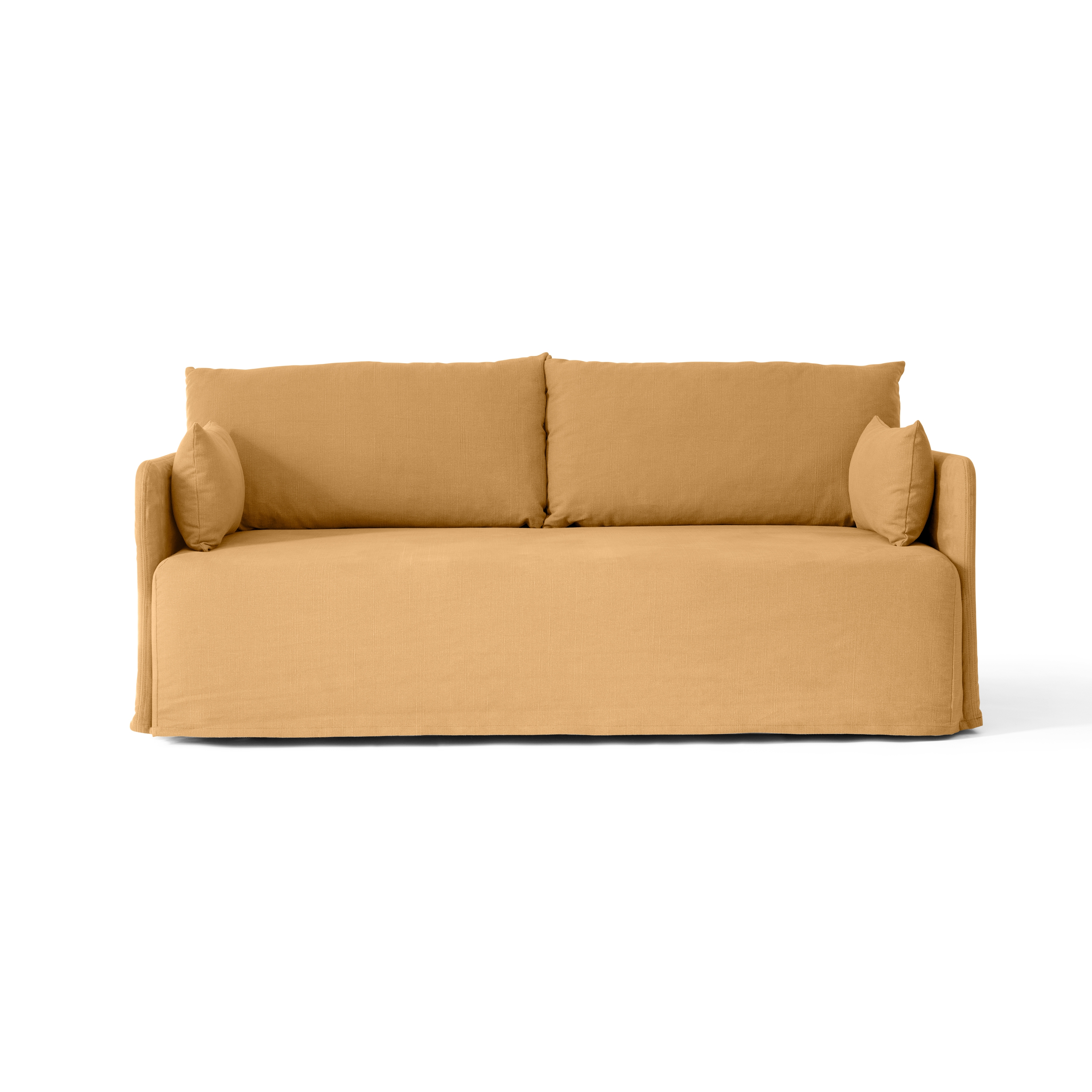 Offset Sofa, 2. Seater w. Loose Cover | Cotlin, Wheat