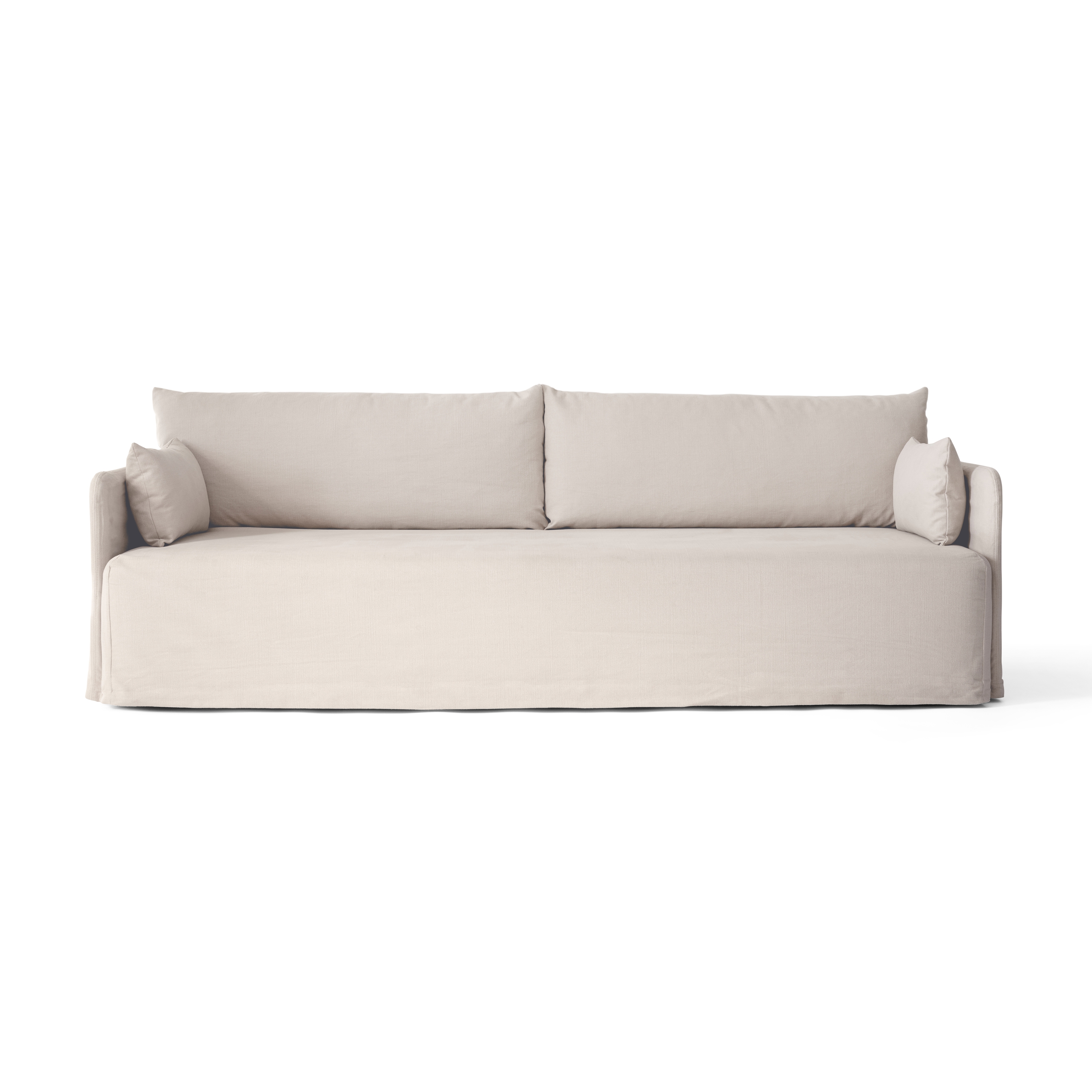 Display product Offset Sofa, 3. Seater w. Loose Cover | Cotlin, Oat from manufacturer Audo Copenhagen