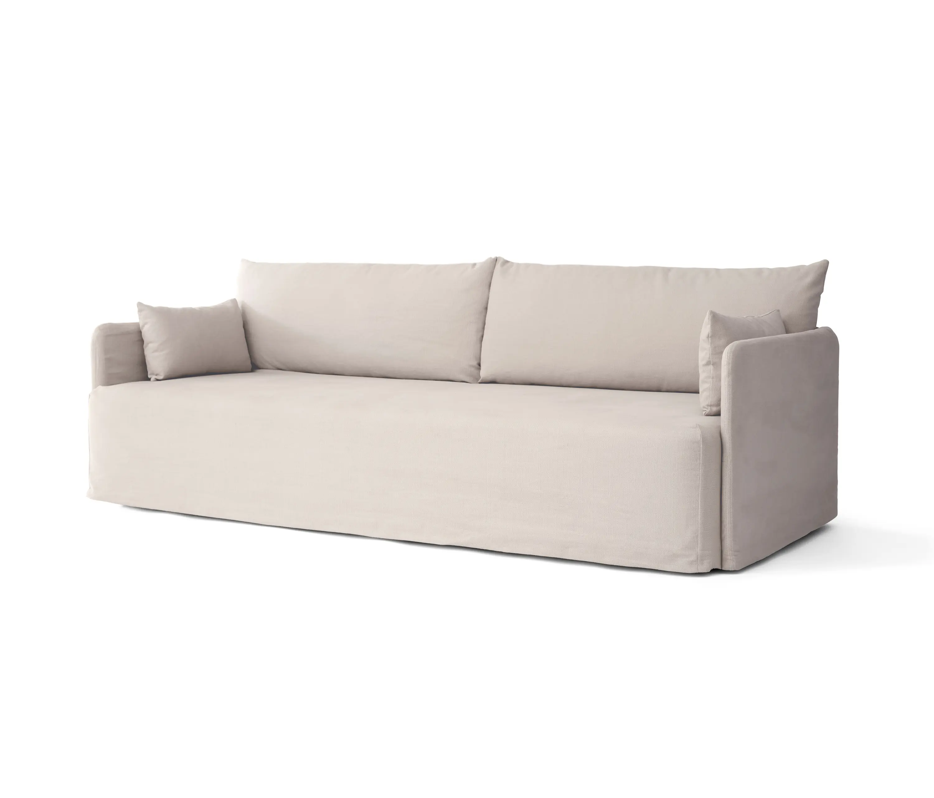 Audo Copenhagen - Offset Sofa, 3. Seater w. Loose Cover | Cotlin, Oat