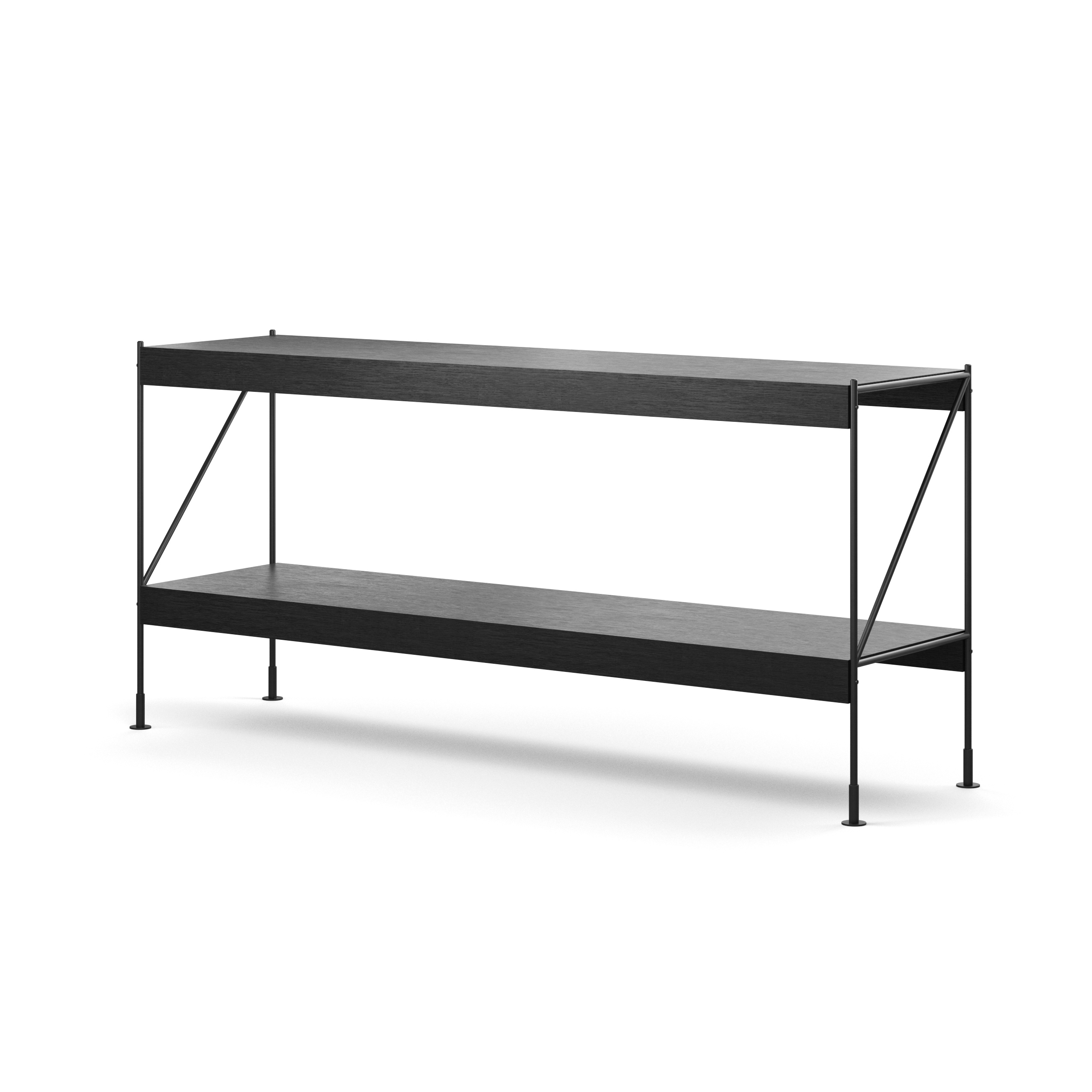 Display product Zet Storage System, H70, Black Steel | Black Oak from manufacturer Audo Copenhagen