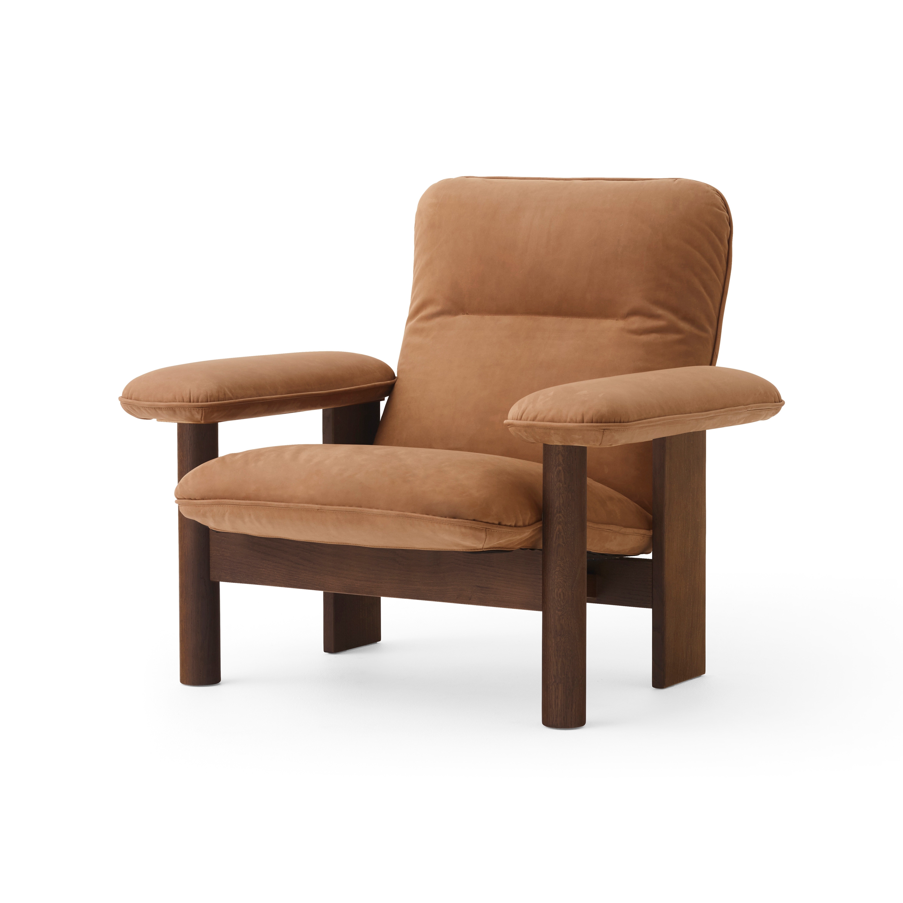 Afficher le produit Brasilia Lounge Chair | Dark Stained Oak | Dunes 21004 du fabricant Audo Copenhagen