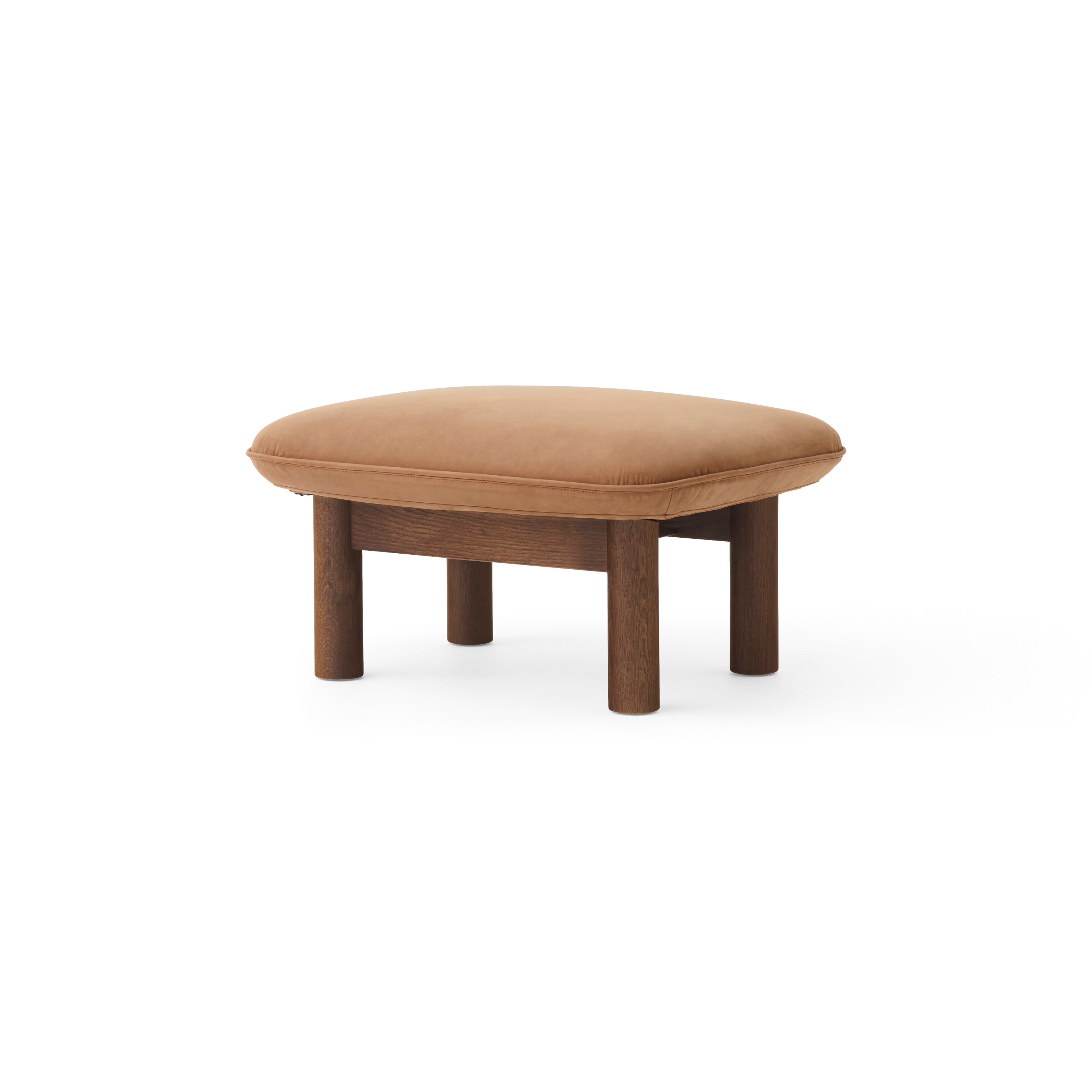 Brasilia Ottoman | Dark Stained Oak | Dunes 21004