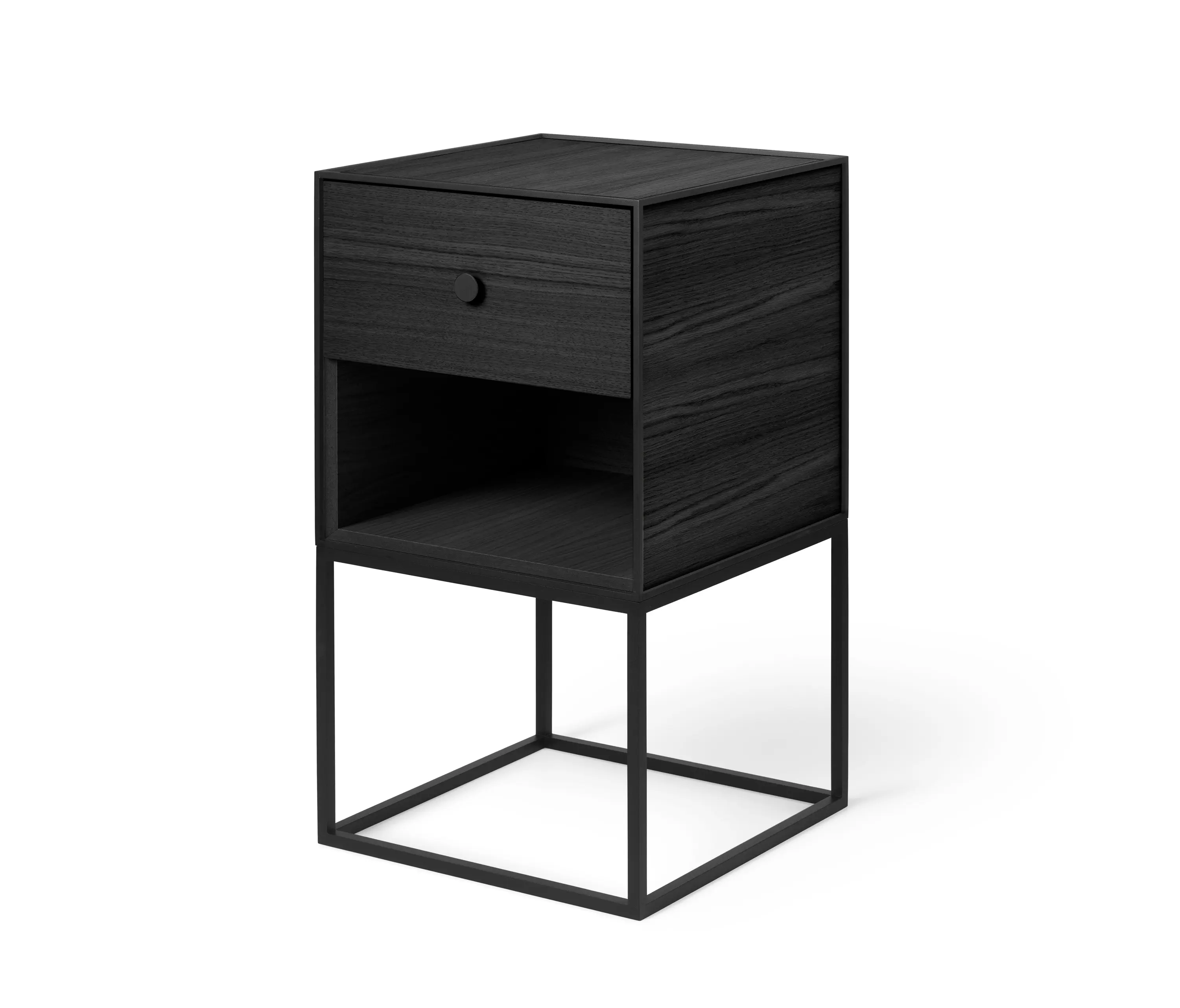 Audo Copenhagen - Frame 35 Sideboard With 1 Drawer, Black Stained Ash