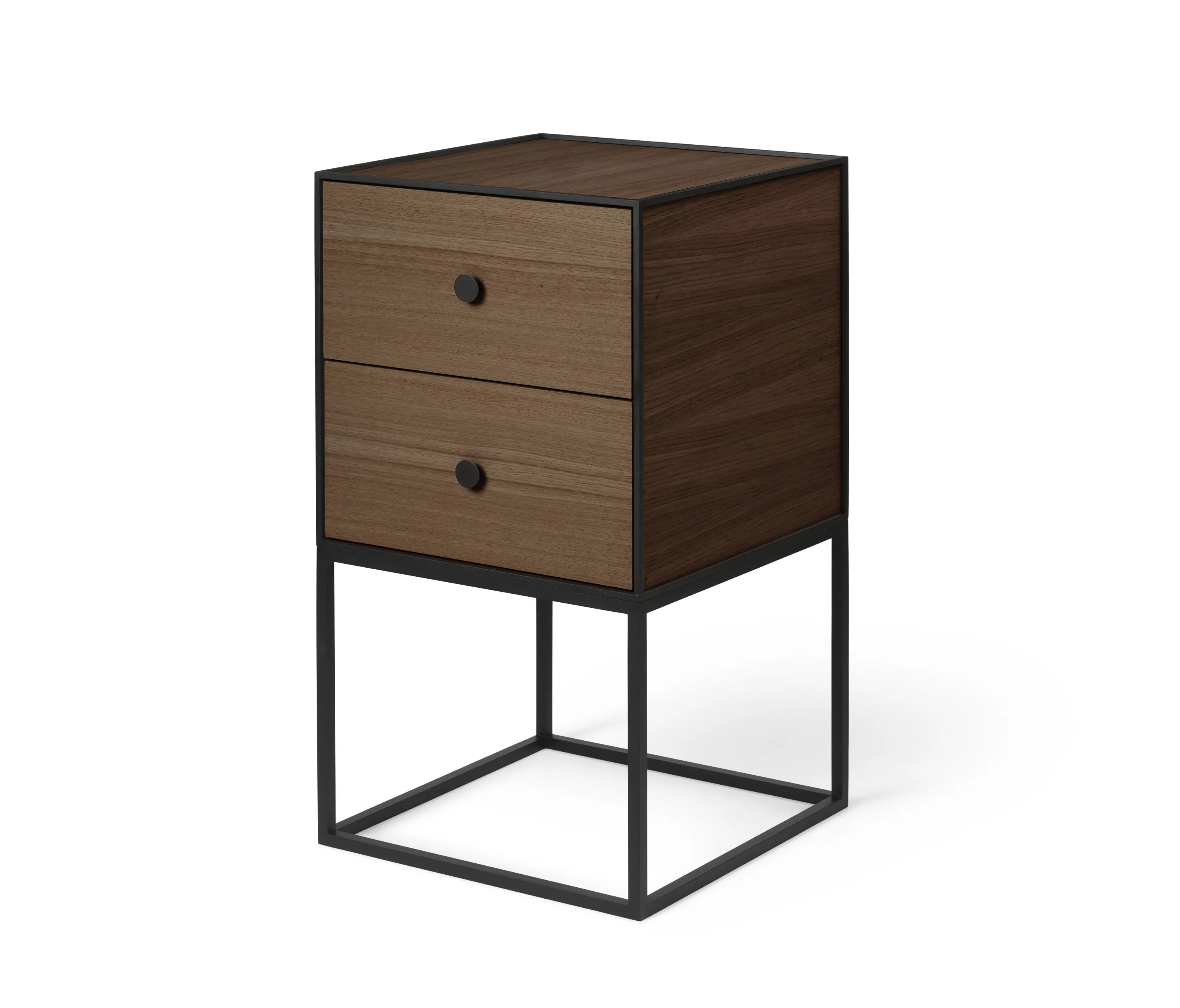 Audo Copenhagen - Frame 35 Sideboard With 2 Drawers, Smoked Oak