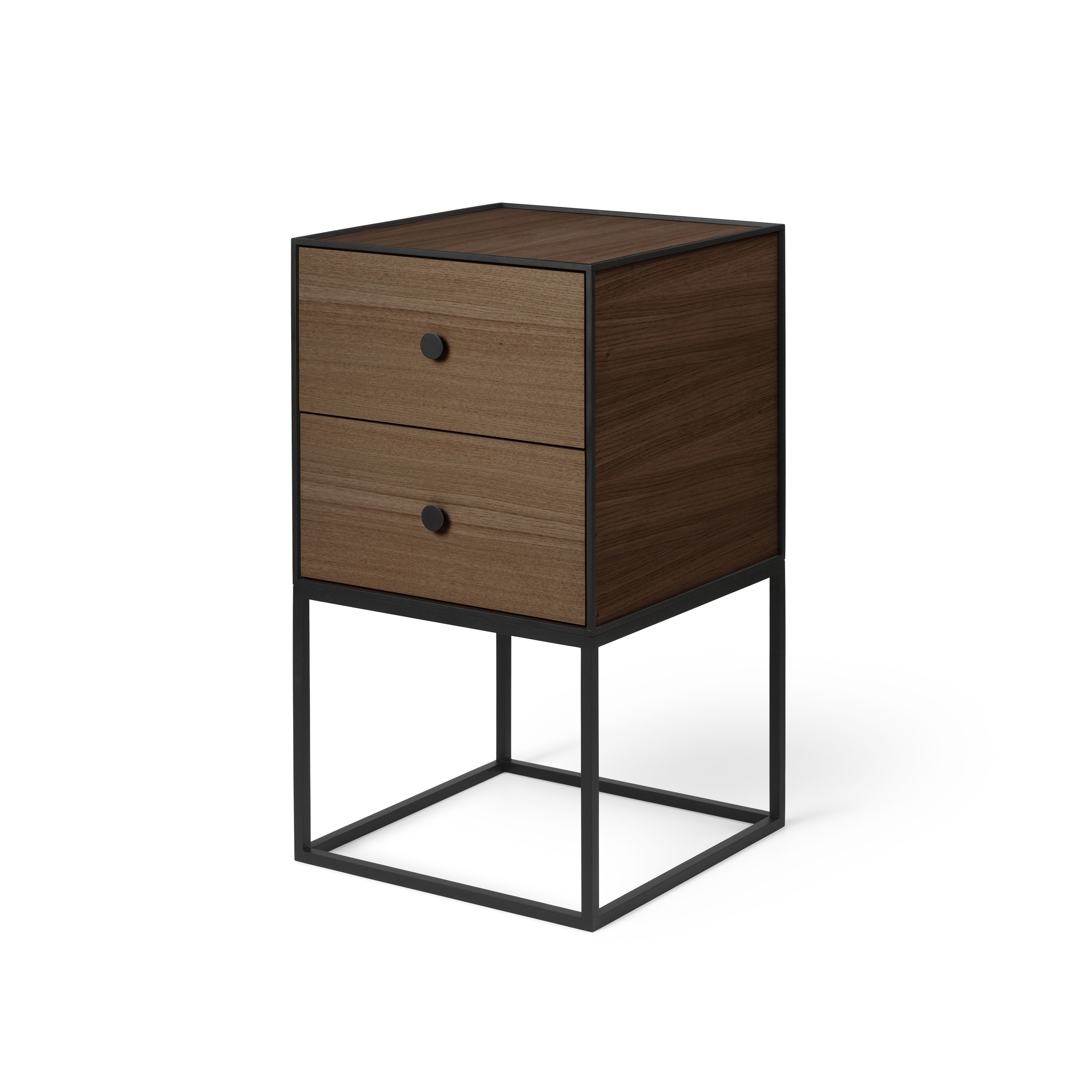 Frame 35 Sideboard With 2 Drawers, Smoked Oak
