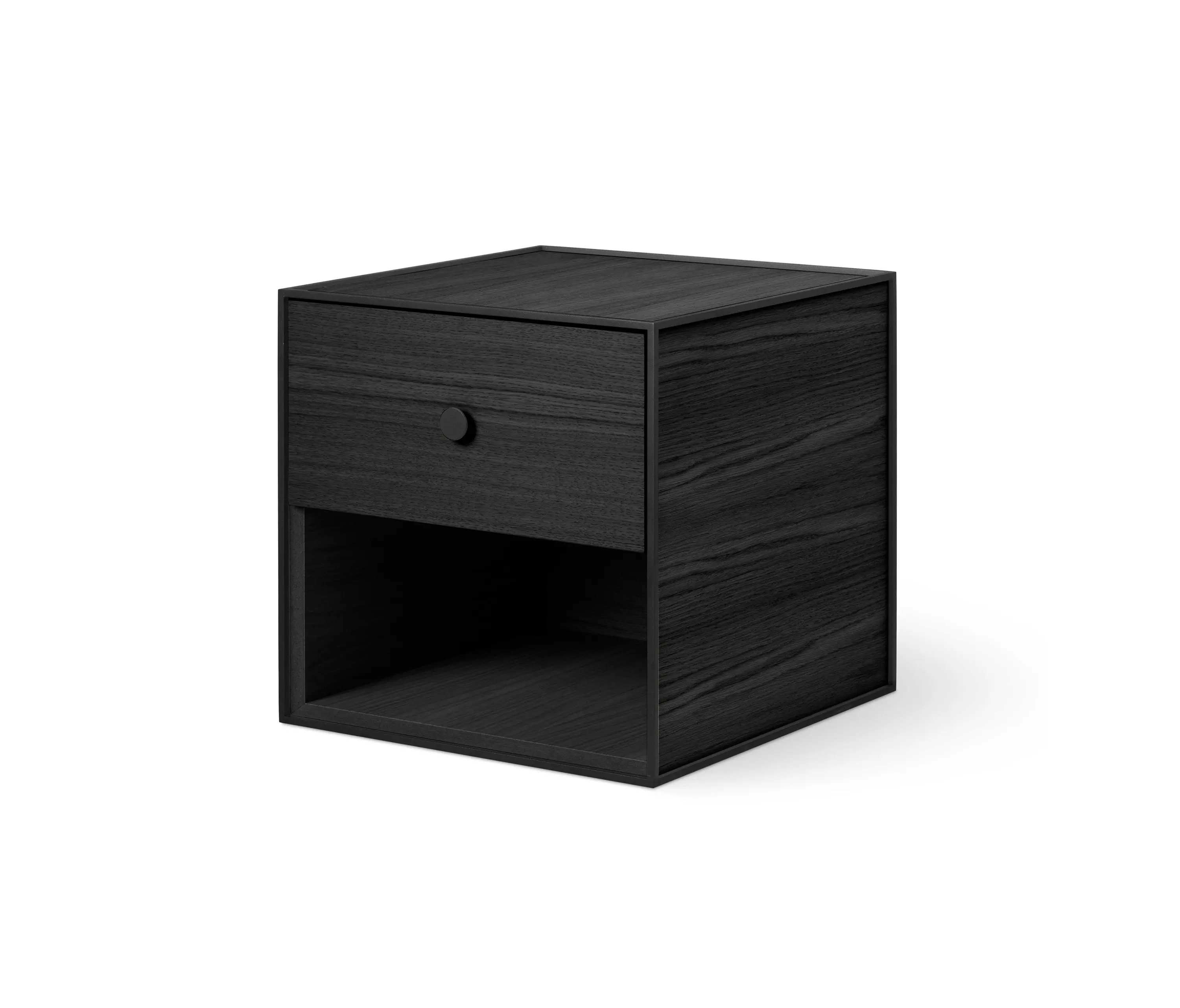 Audo Copenhagen - Frame 35 With 1 Drawer, Black Stained Ash