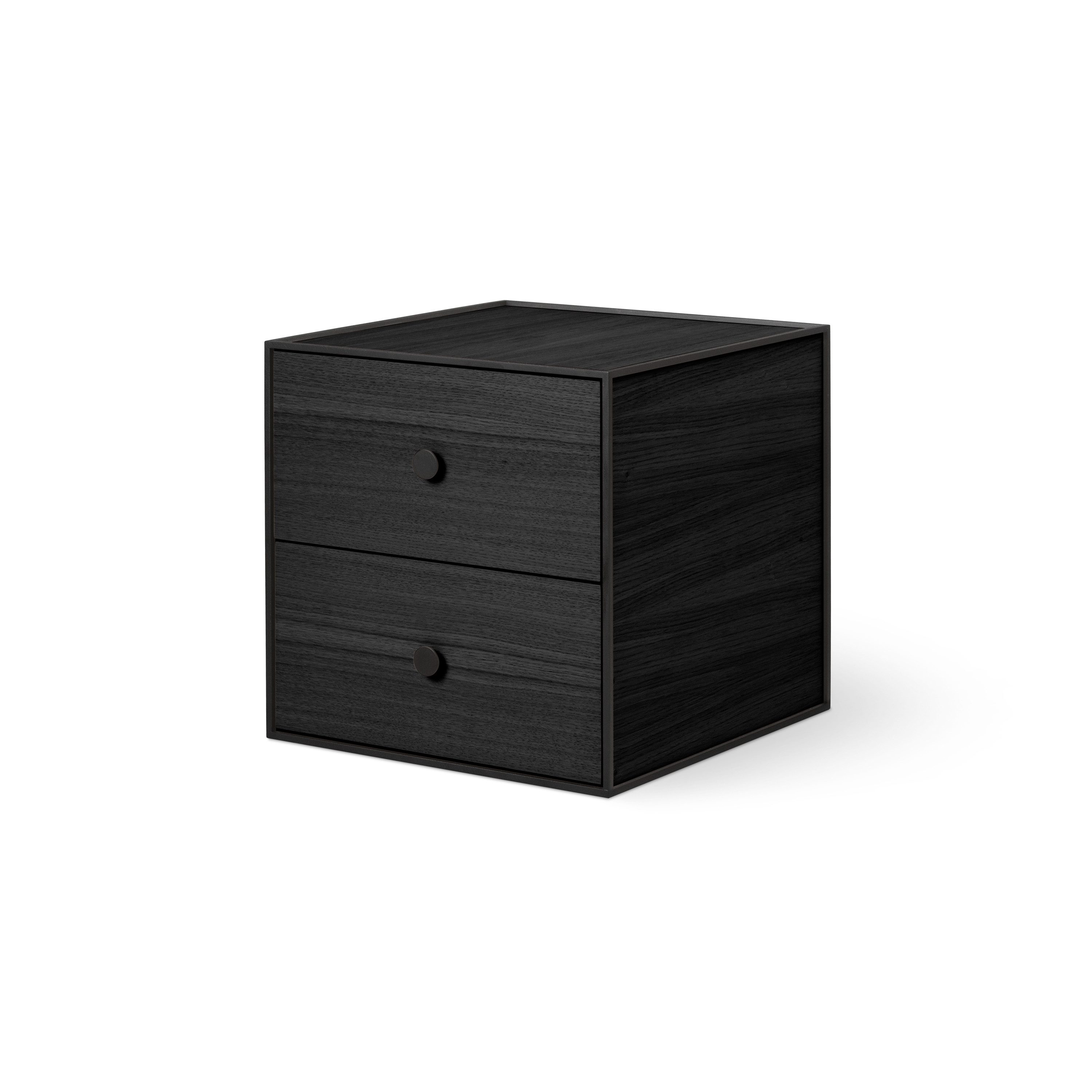 Display product Frame 35 With 2 Drawers, Black Stained Ash from manufacturer Audo Copenhagen