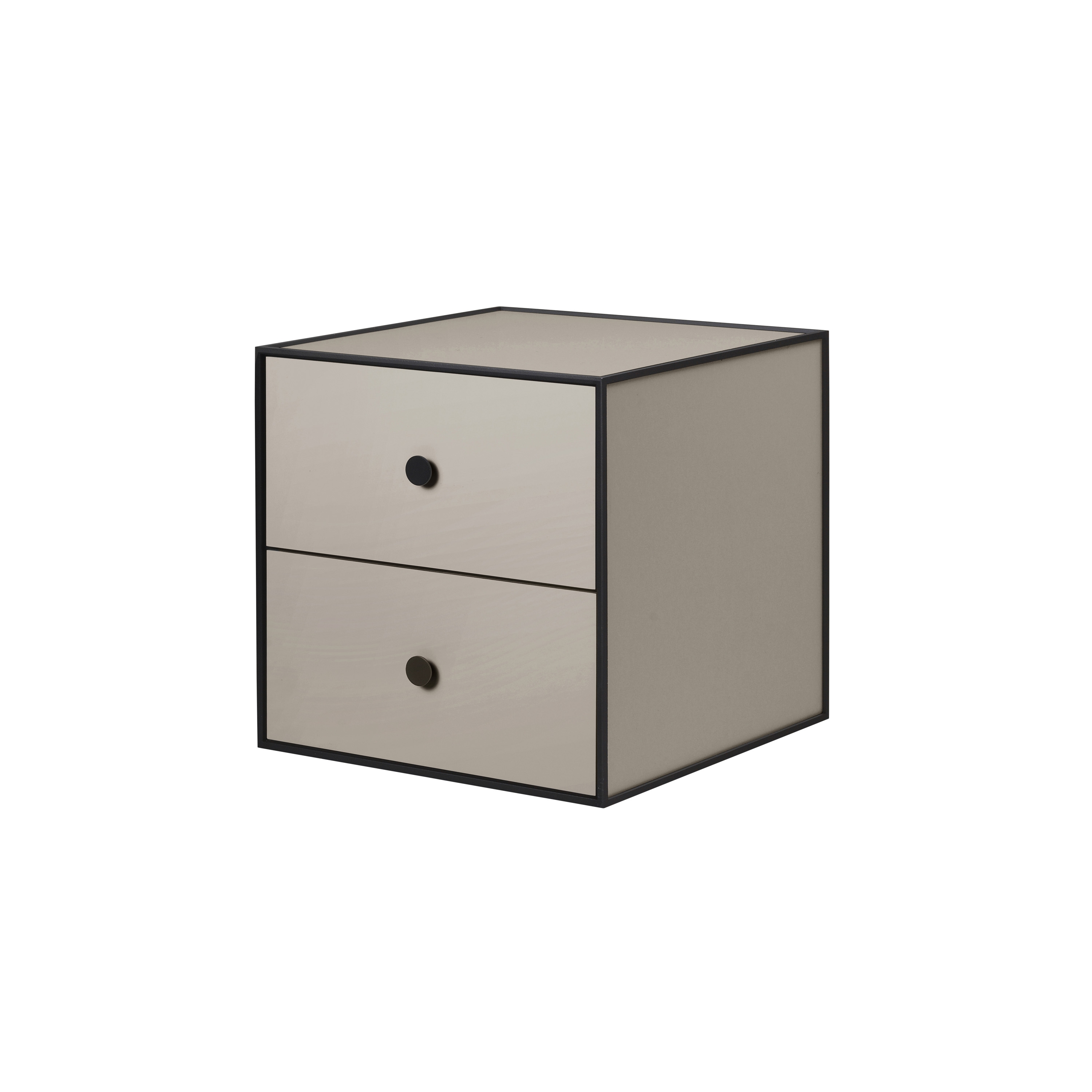 Frame 35 With 2 Drawers, Sand