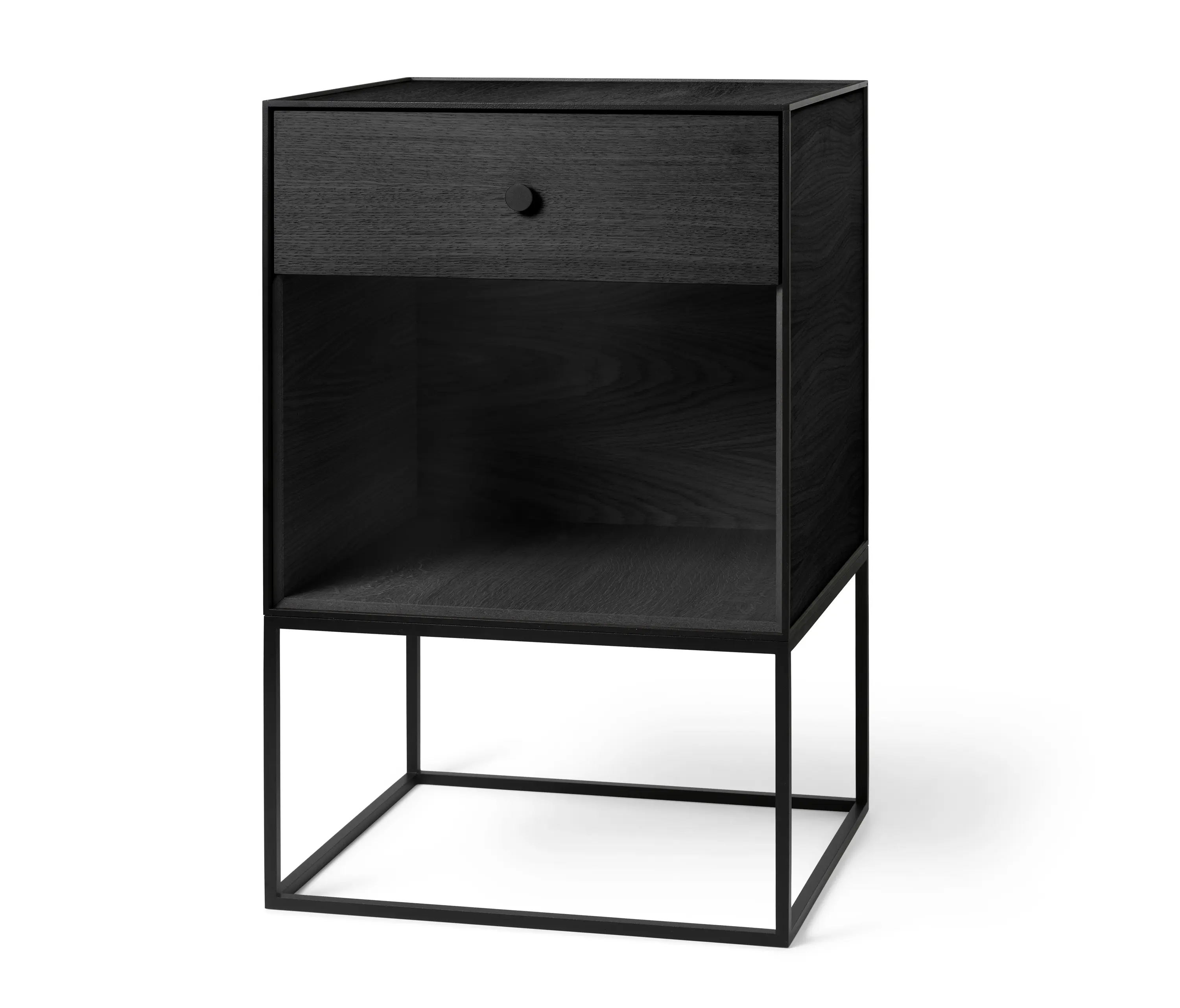 Audo Copenhagen - Frame 49 Sideboard With 1 Drawer, Black Stained Ash