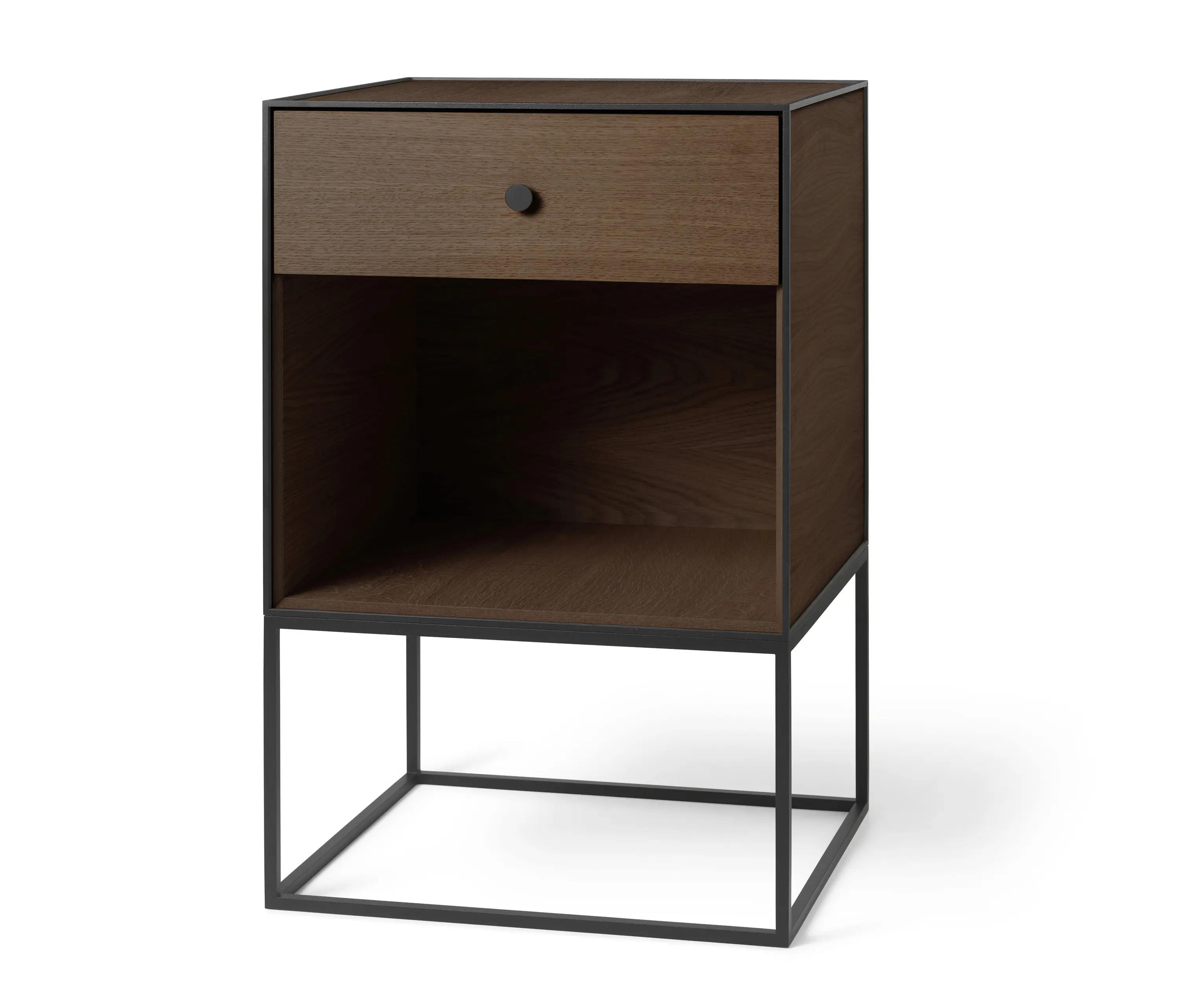 Audo Copenhagen - Frame 49 Sideboard With 1 Drawer, Smoked Oak