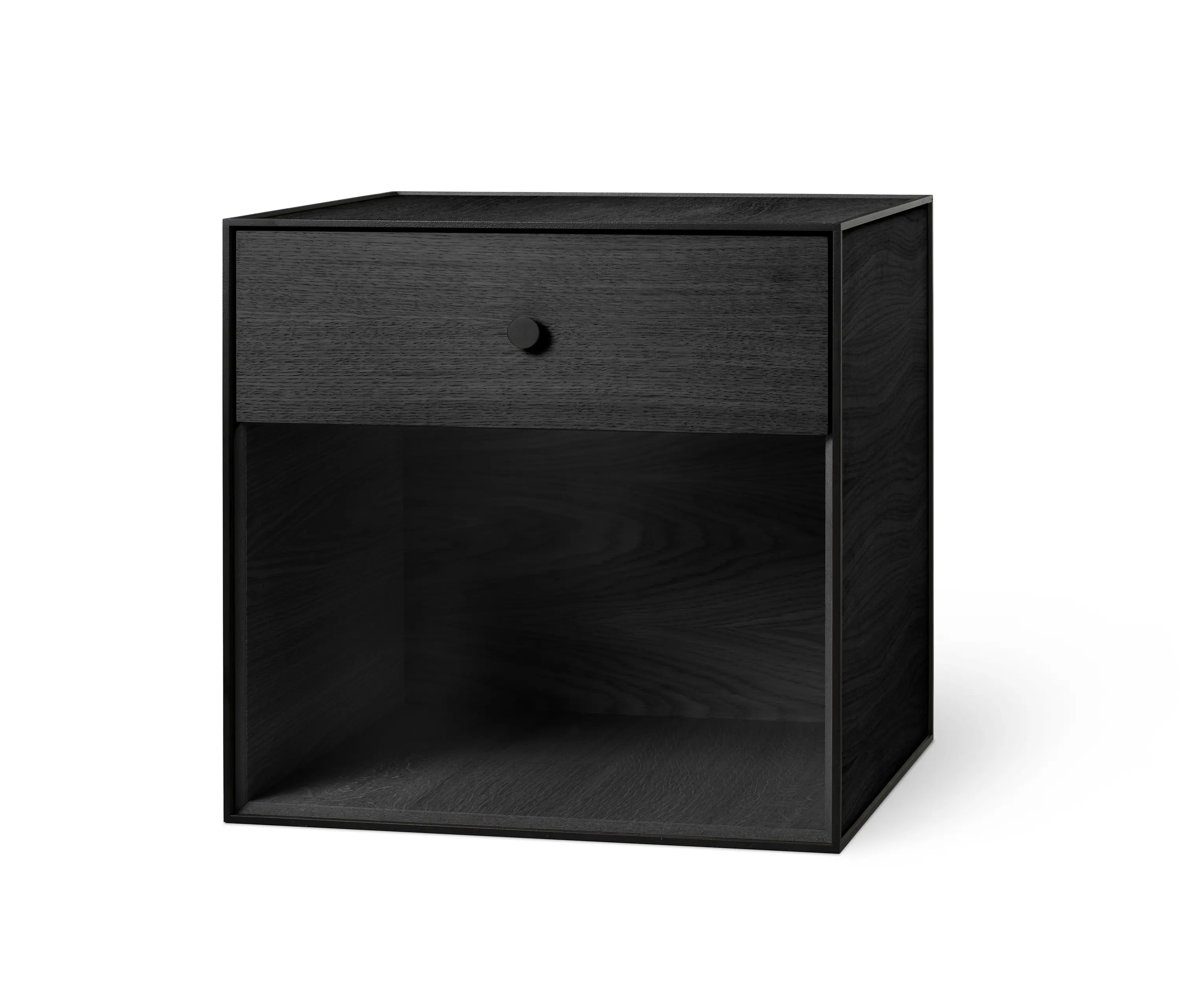 Audo Copenhagen - Frame 49 With 1 Drawer, Black Stained Ash
