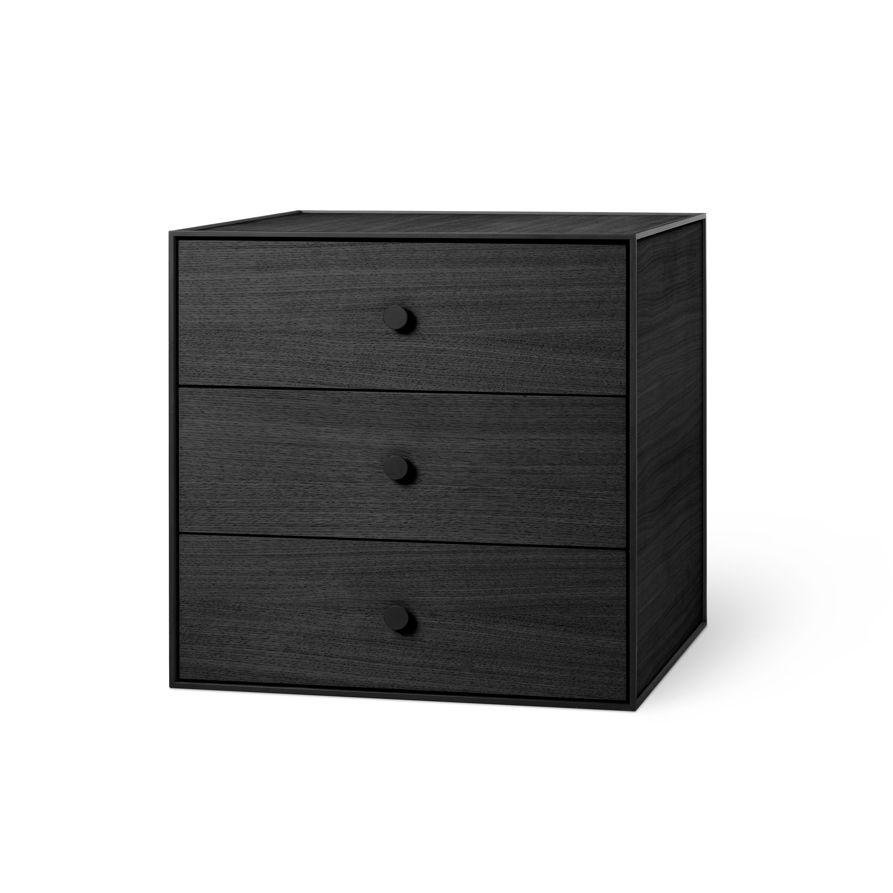 Display product Frame 49 With 3 Drawer, Black Stained Ash from manufacturer Audo Copenhagen
