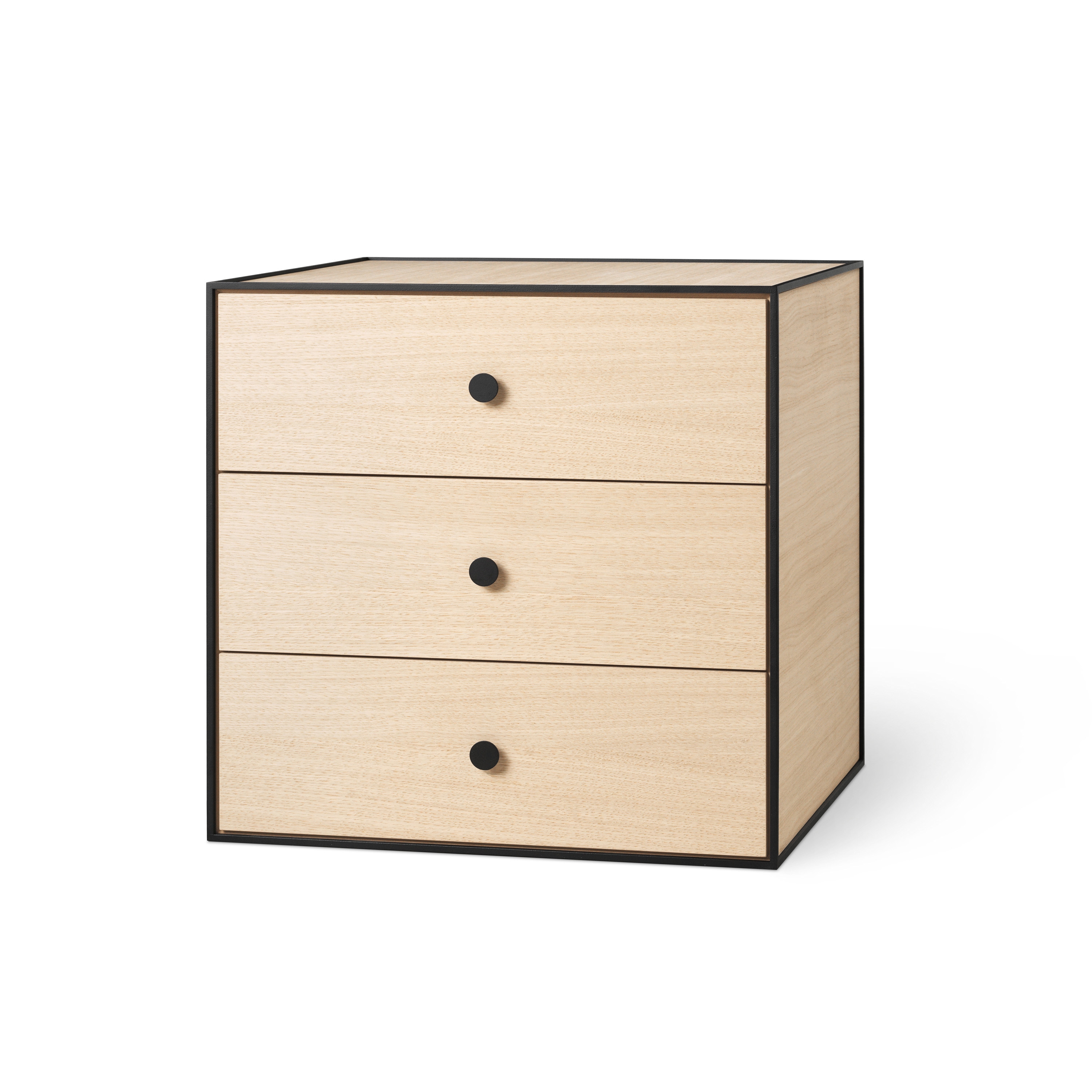 Frame 49 With 3 Drawer, Oak