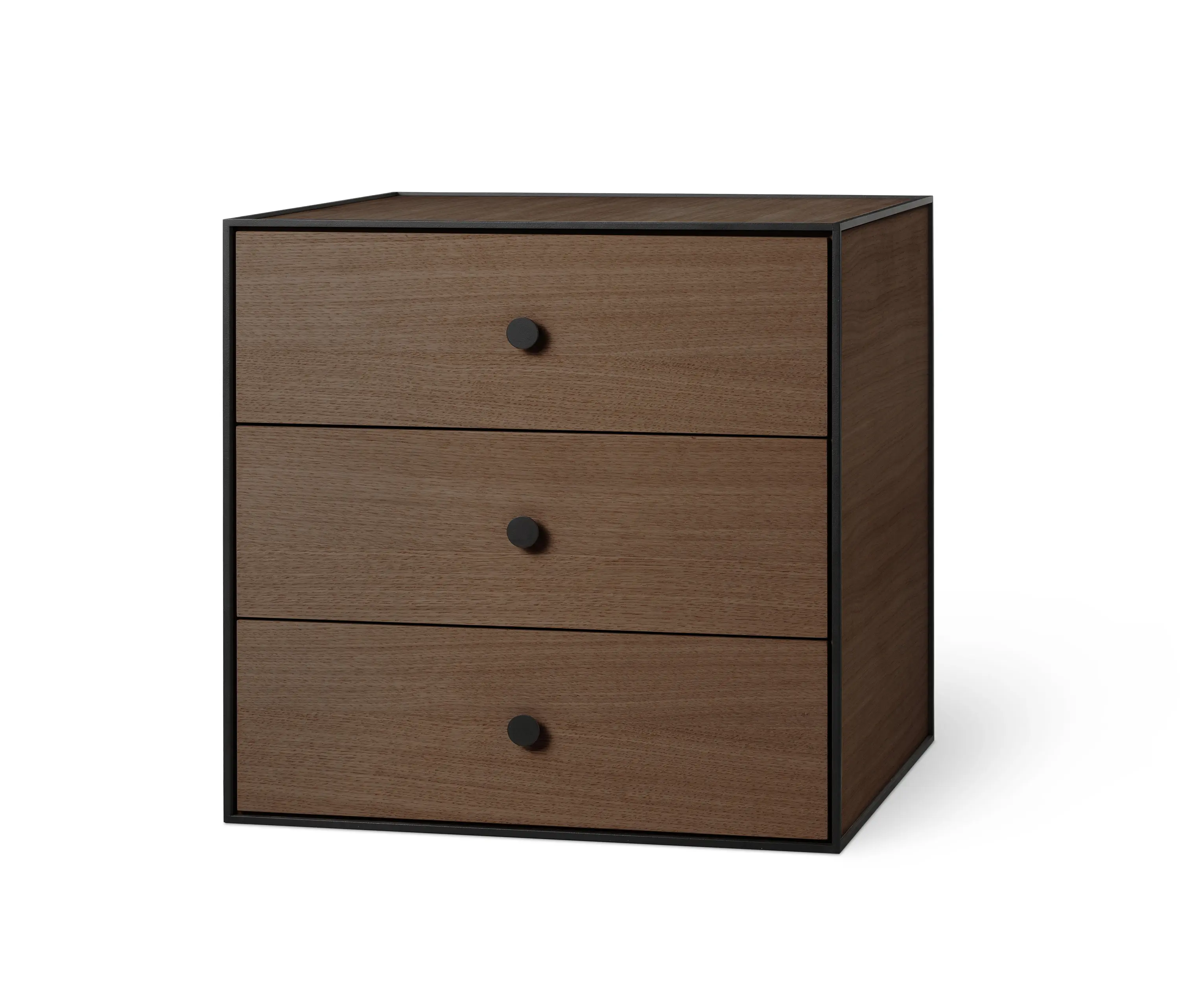 Audo Copenhagen - Frame 49 With 3 Drawer, Smoked Oak
