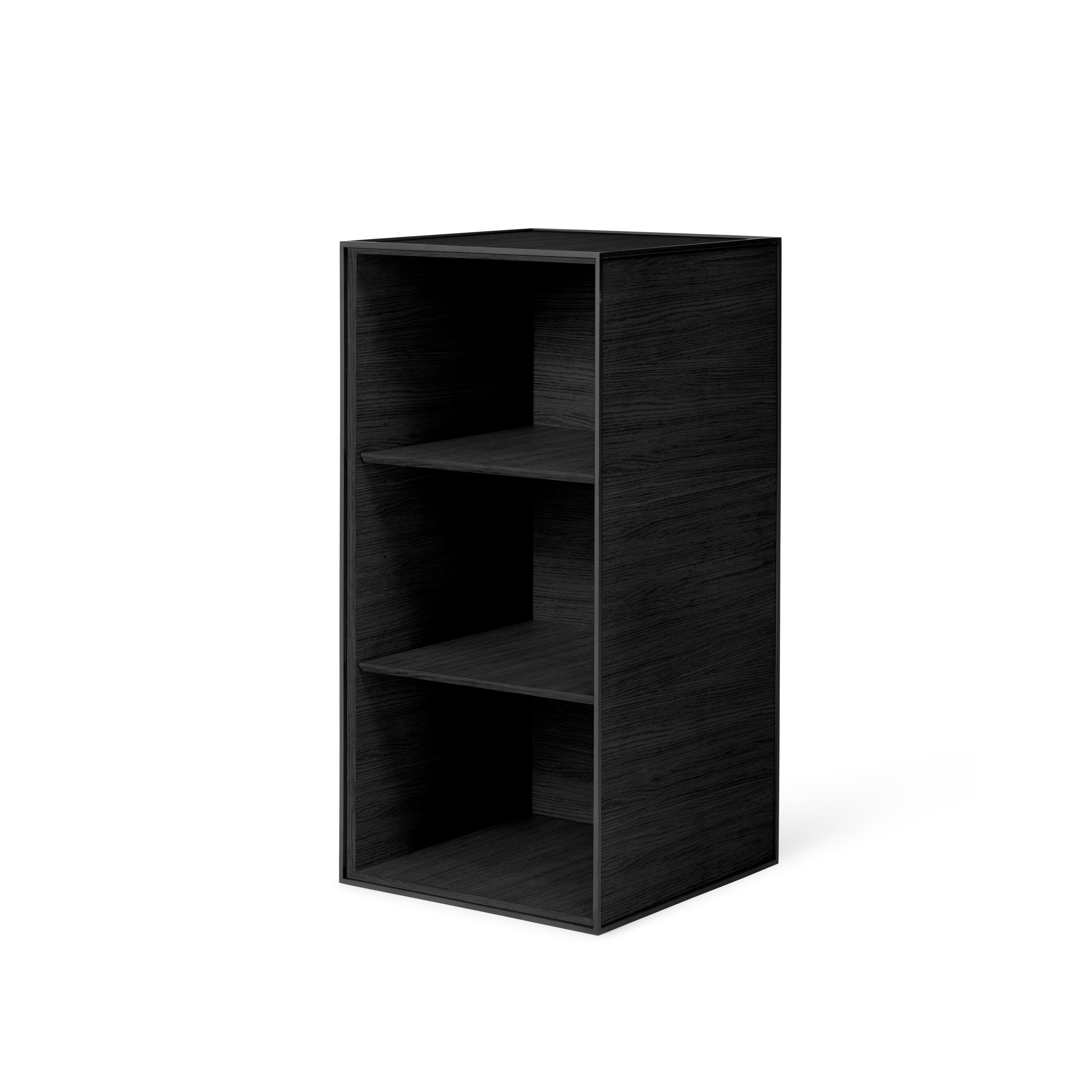 Display product Frame 70 With 2 Shelves, Black Stained Ash from manufacturer Audo Copenhagen
