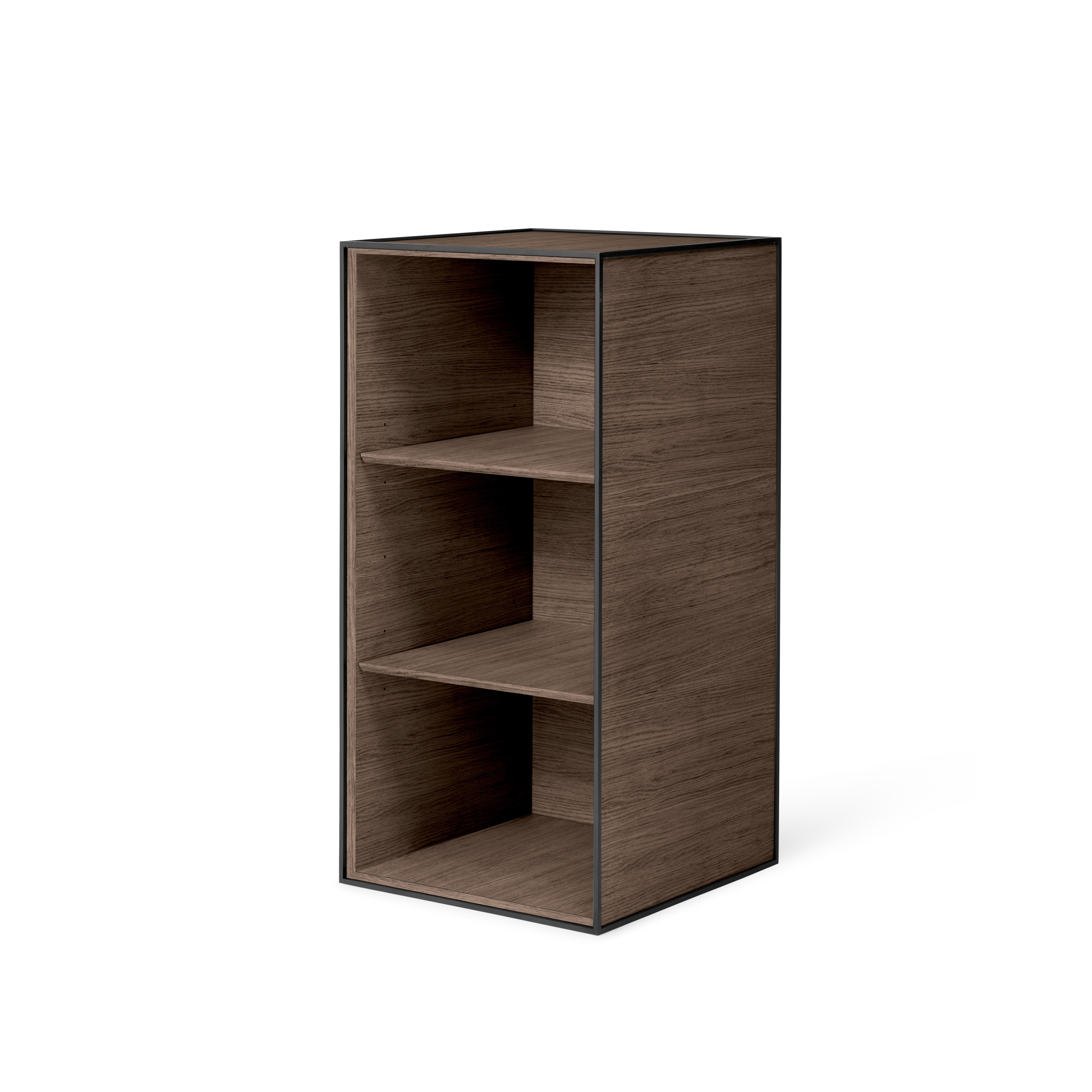 Frame 70 With 2 Shelves, Smoked Oak