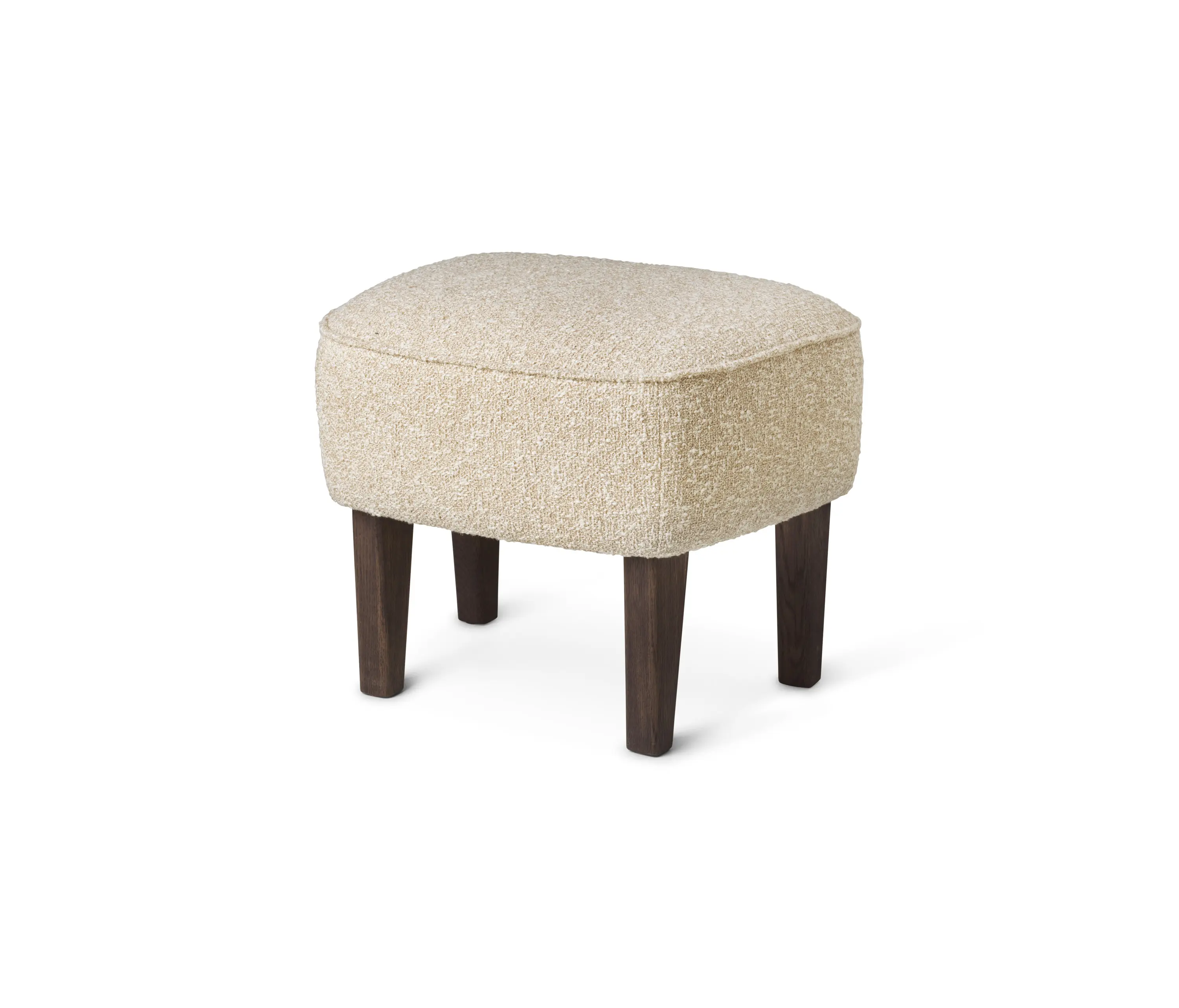 Audo Copenhagen - Ingeborg Footstool, Sahco Zero 1/Dark Oiled Oak