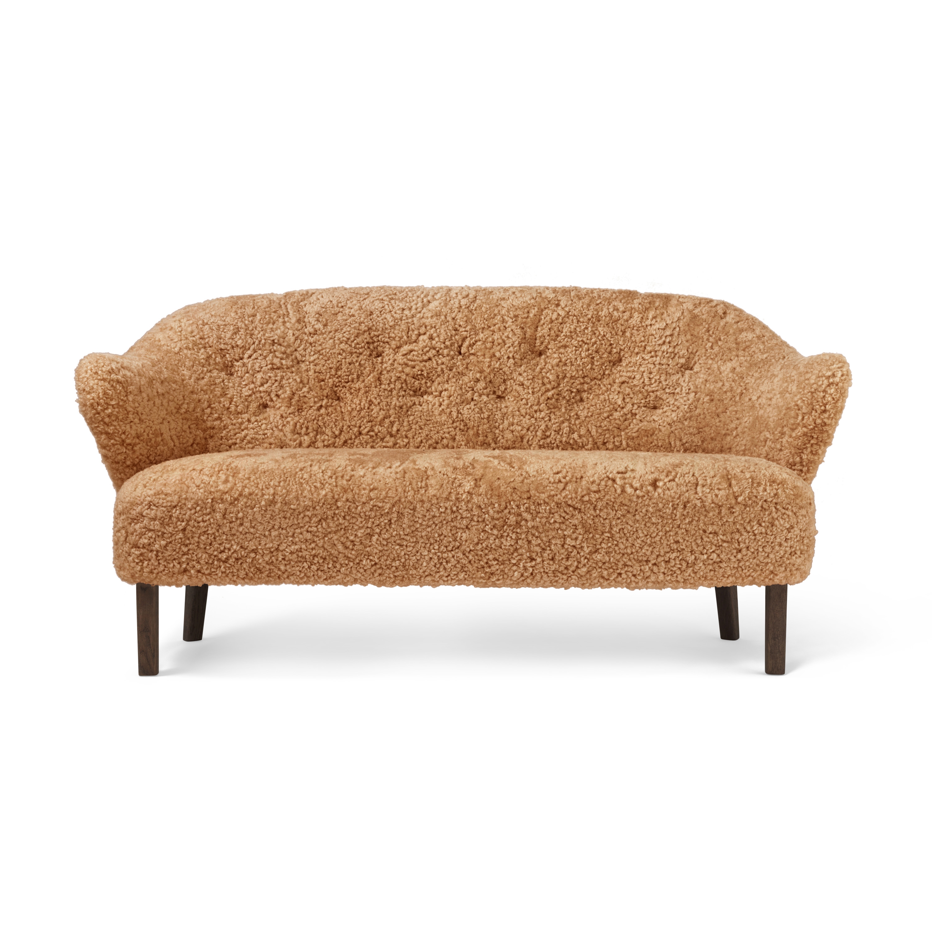 Ingeborg Sofa Sheepskin, Honey/Dark Oiled Oak