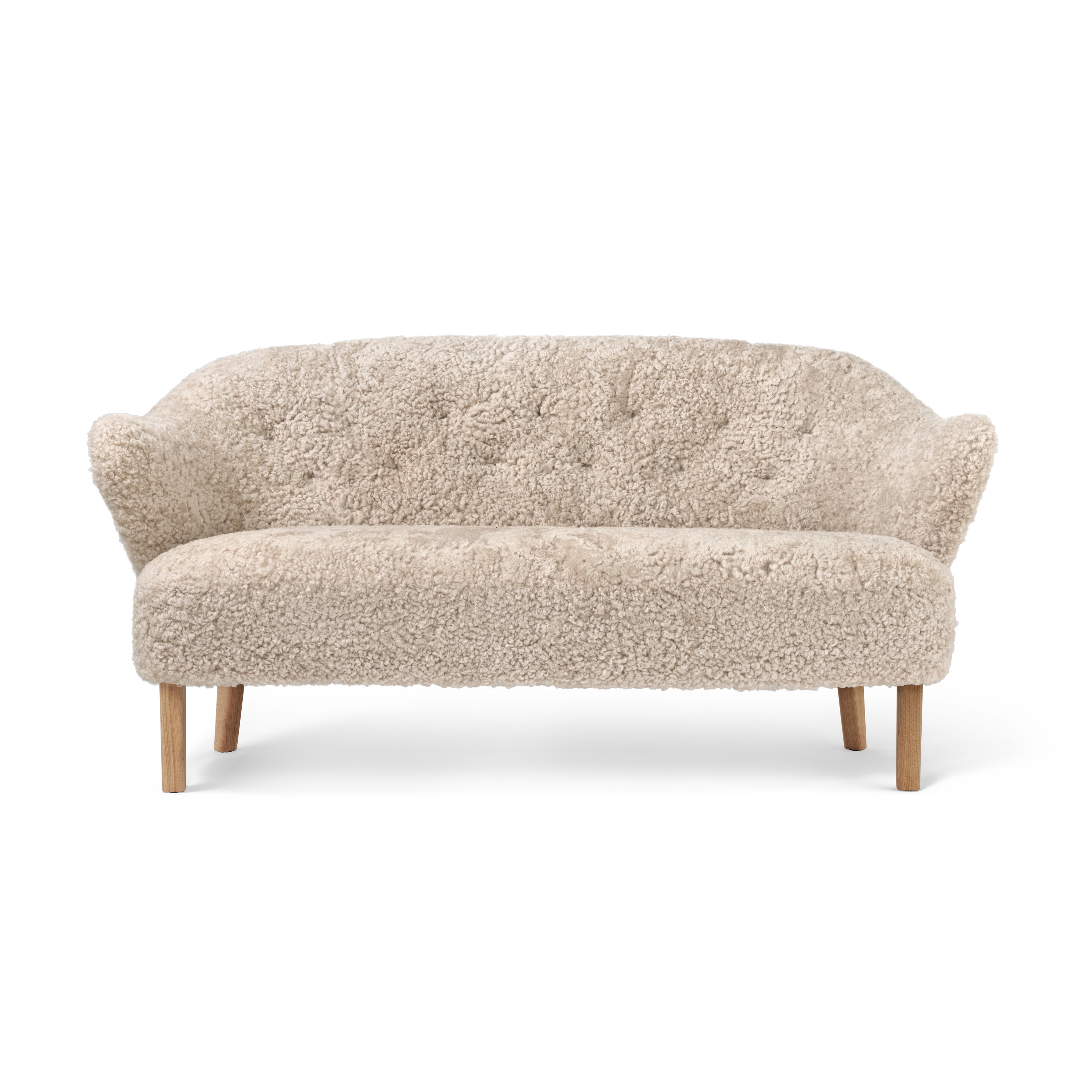 Ingeborg Sofa Sheepskin, Moonlight/Natural Oak