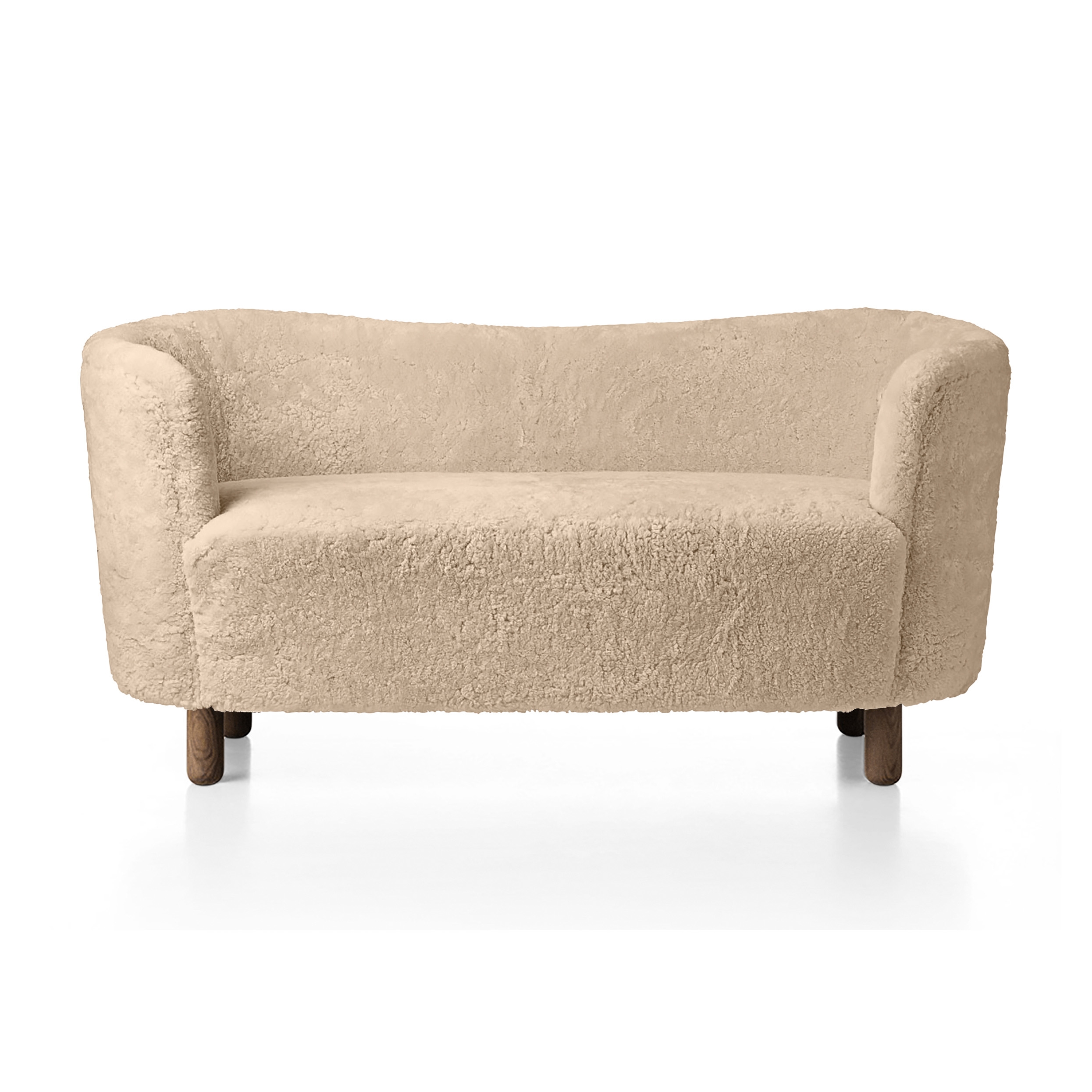 Mingle Sheepskin, Honey/Dark Oiled Oak