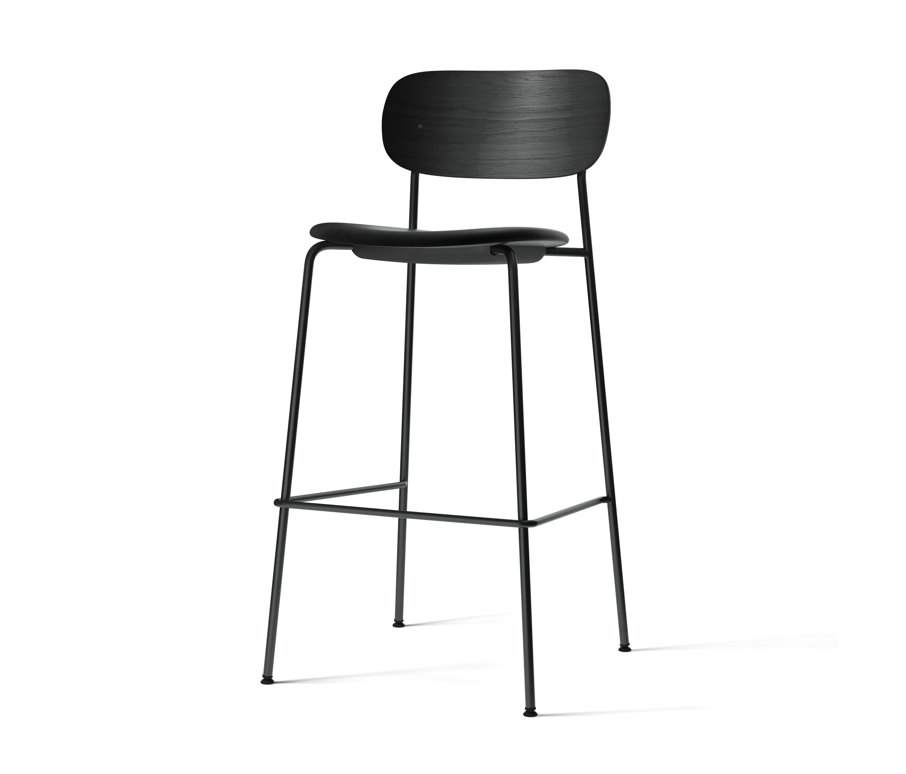 Mostra il prodotto Co Bar Chair, Black Steel | Black Oak / Dakar 0842 del produttore Audo Copenhagen