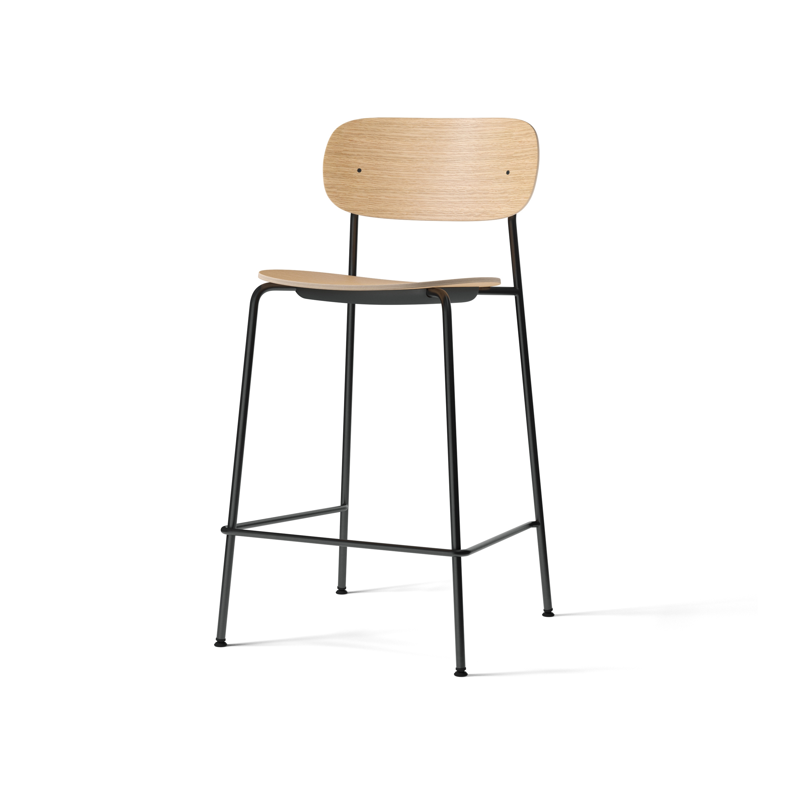 Mostra il prodotto Co Counter Chair, Black Steel | Natural Oak del produttore Audo Copenhagen