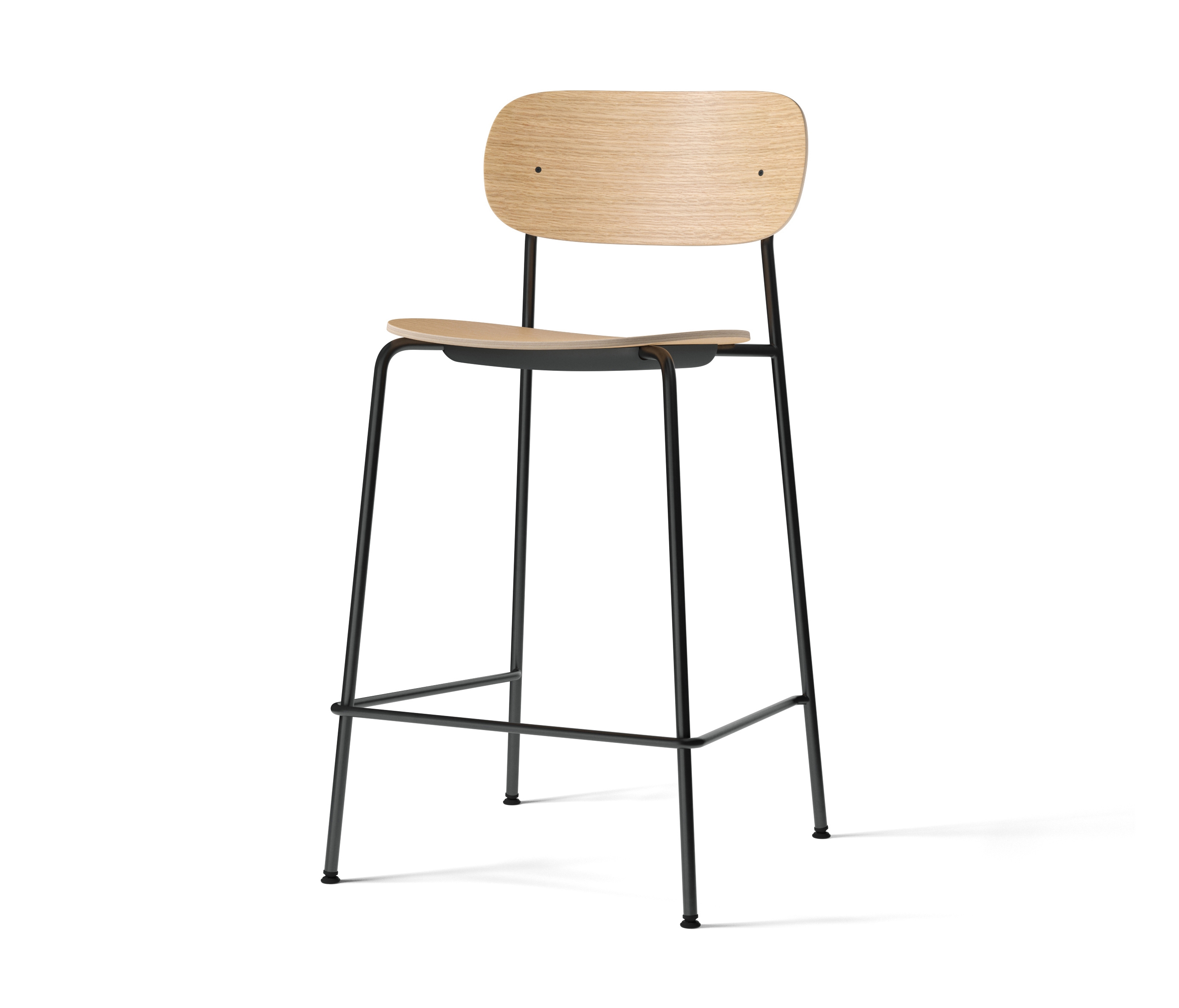 Mostra il prodotto Co Counter Chair, Black Steel | Natural Oak del produttore Audo Copenhagen