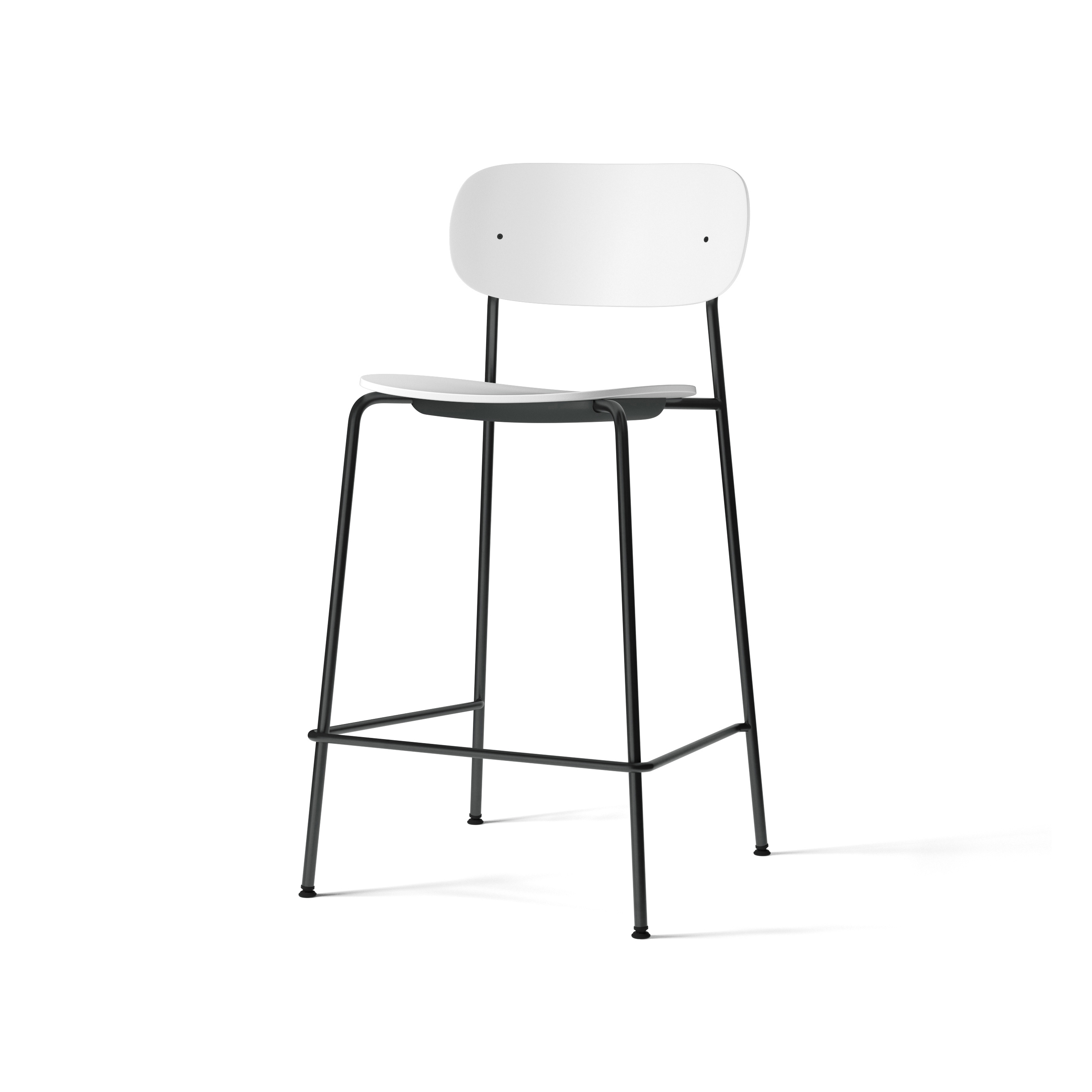 Display product Co Counter Chair, Black Steel | White Plastic from manufacturer Audo Copenhagen