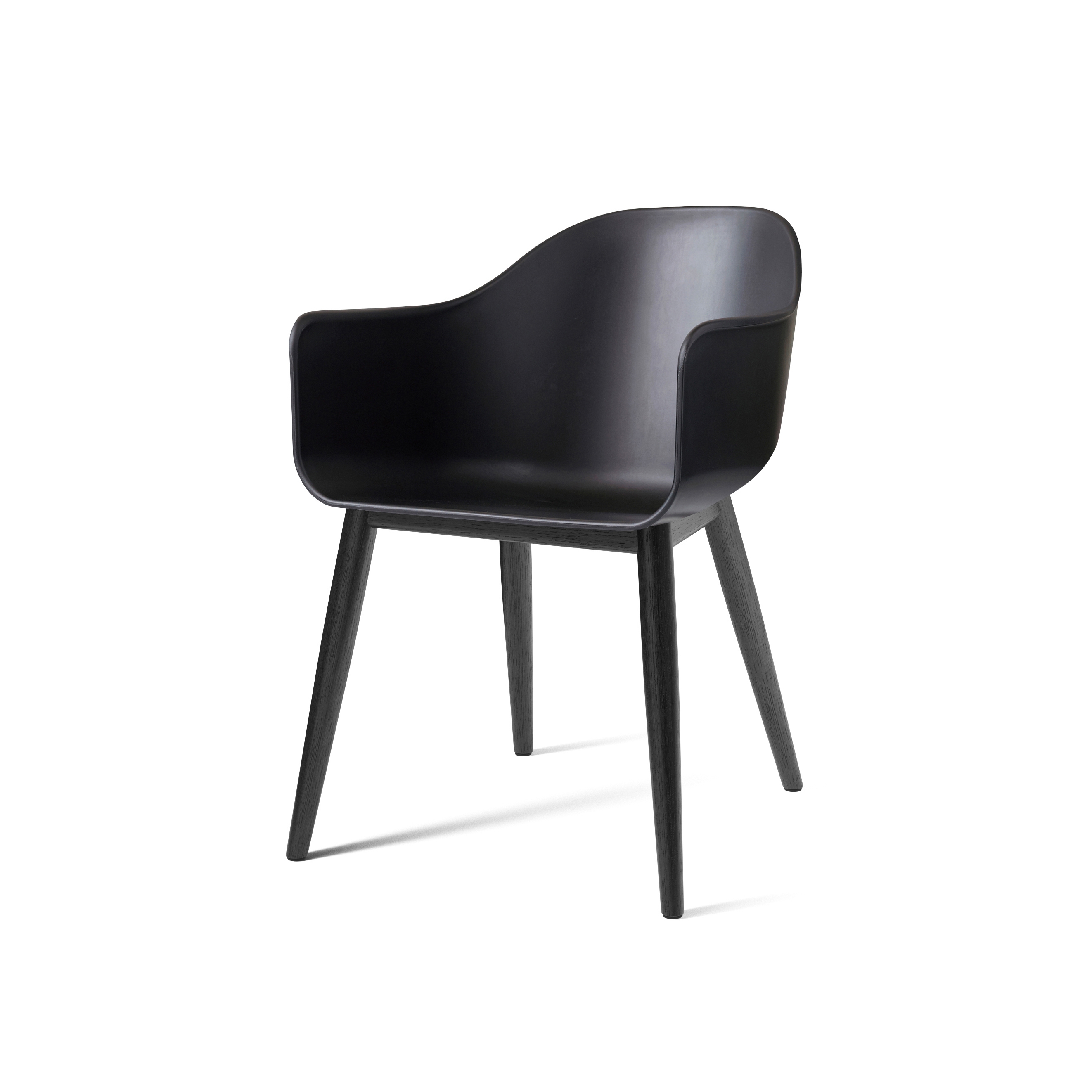 Display product Harbour Dining Chair | Black Oak, Black Plastic from manufacturer Audo Copenhagen
