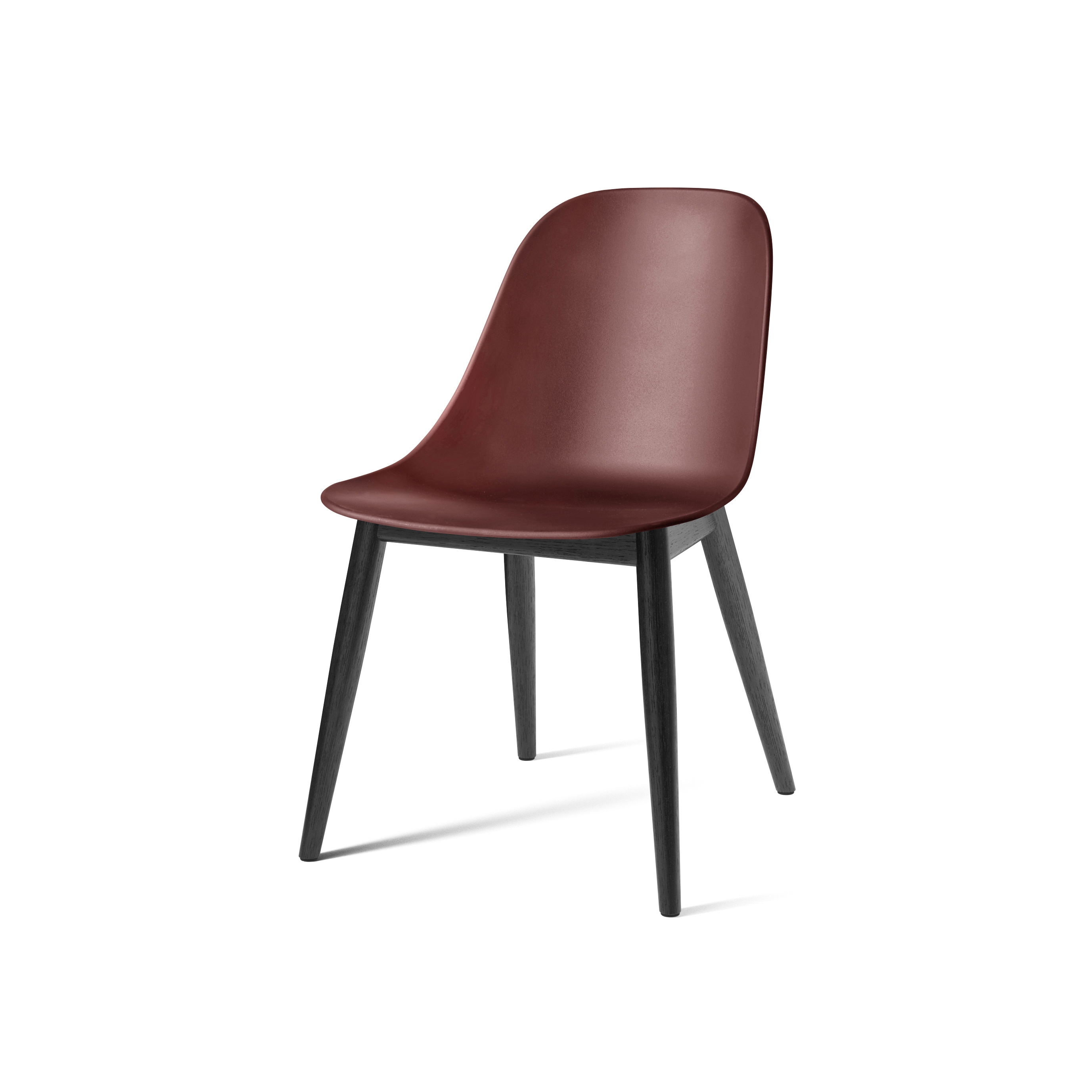 Harbour Side Dining Chair | Black Oak, Burned Red Plastic