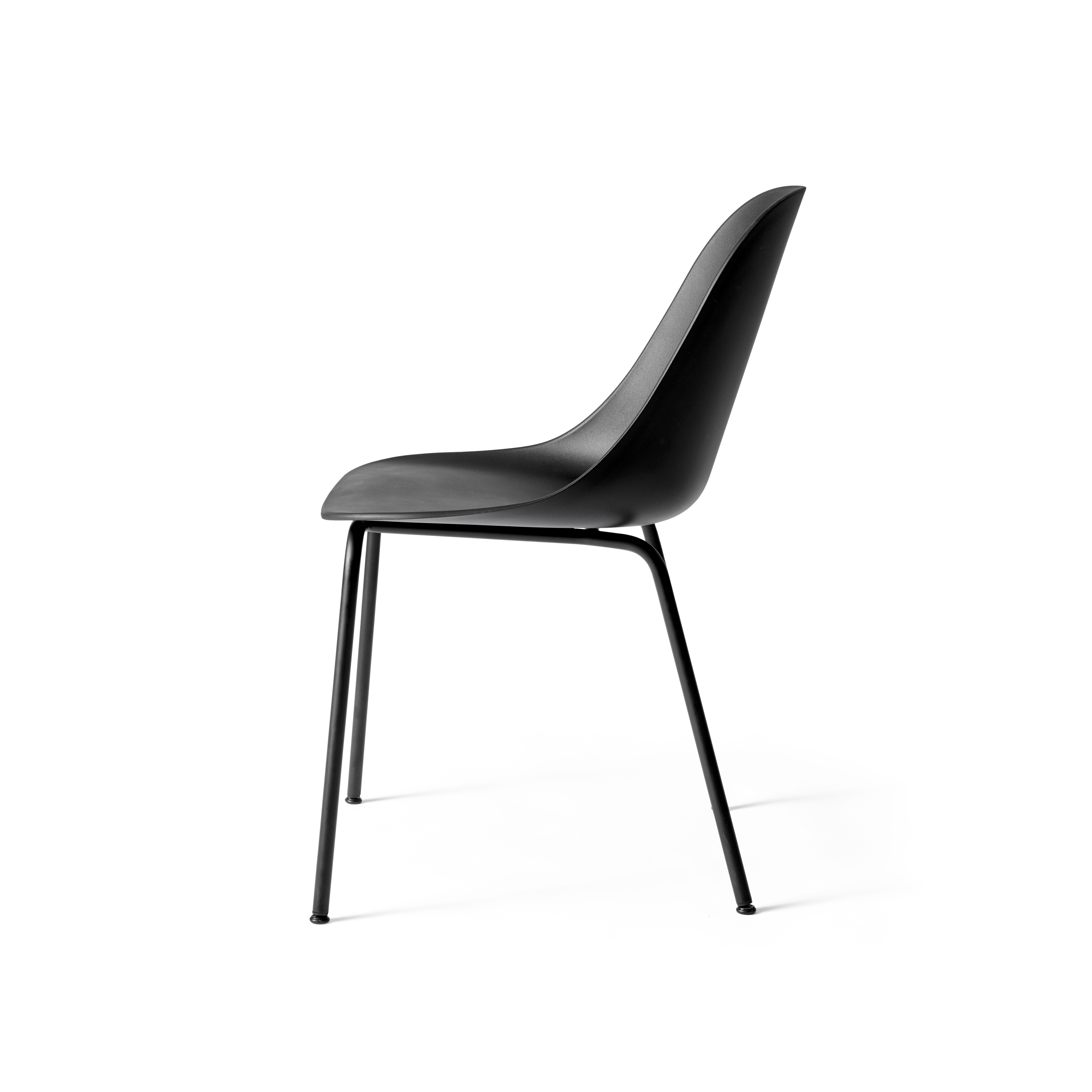 Harbour Side Dining Chair | Black Steel, Black Plastic