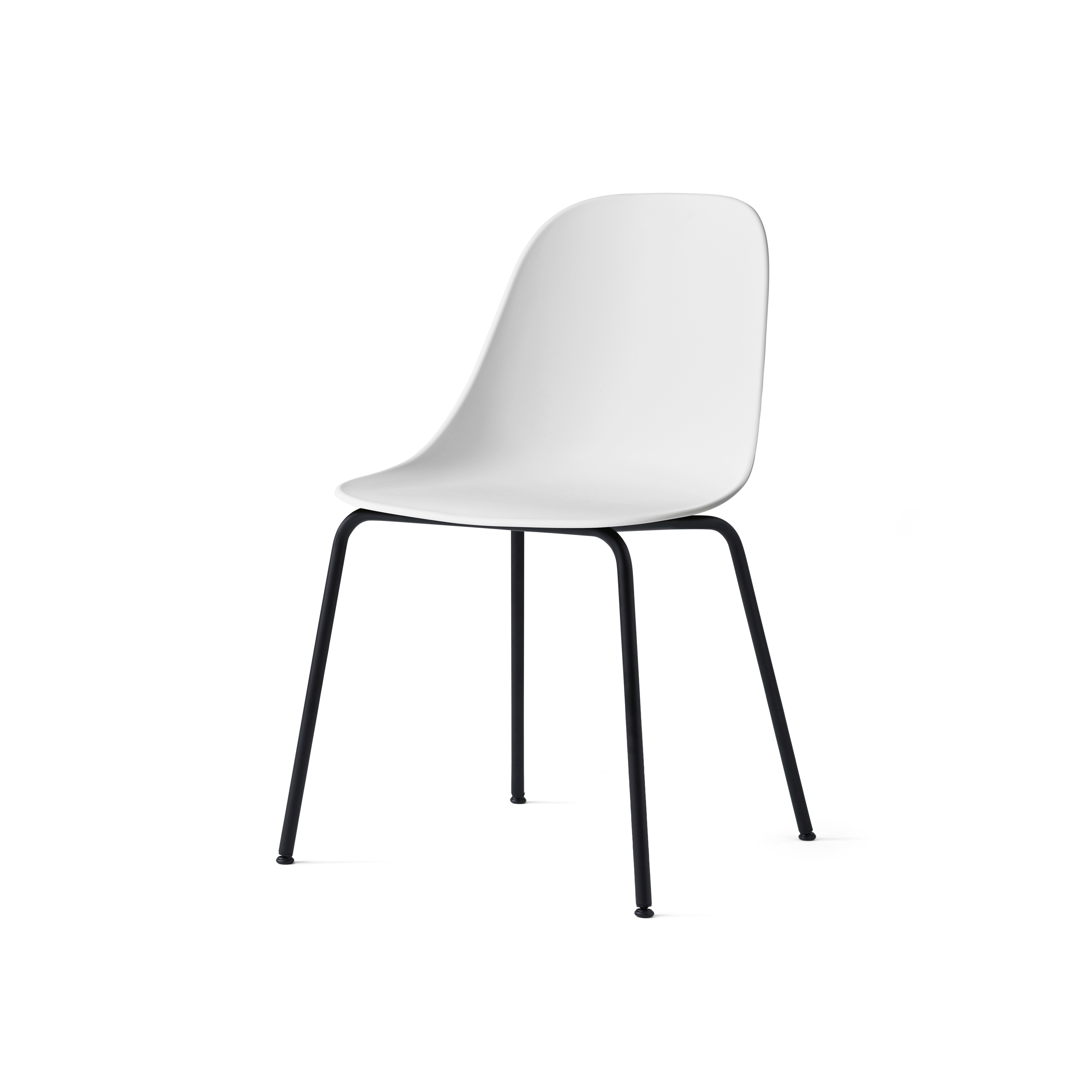 Display product Harbour Side Dining Chair | Black Steel, Light Grey Plastic from manufacturer Audo Copenhagen