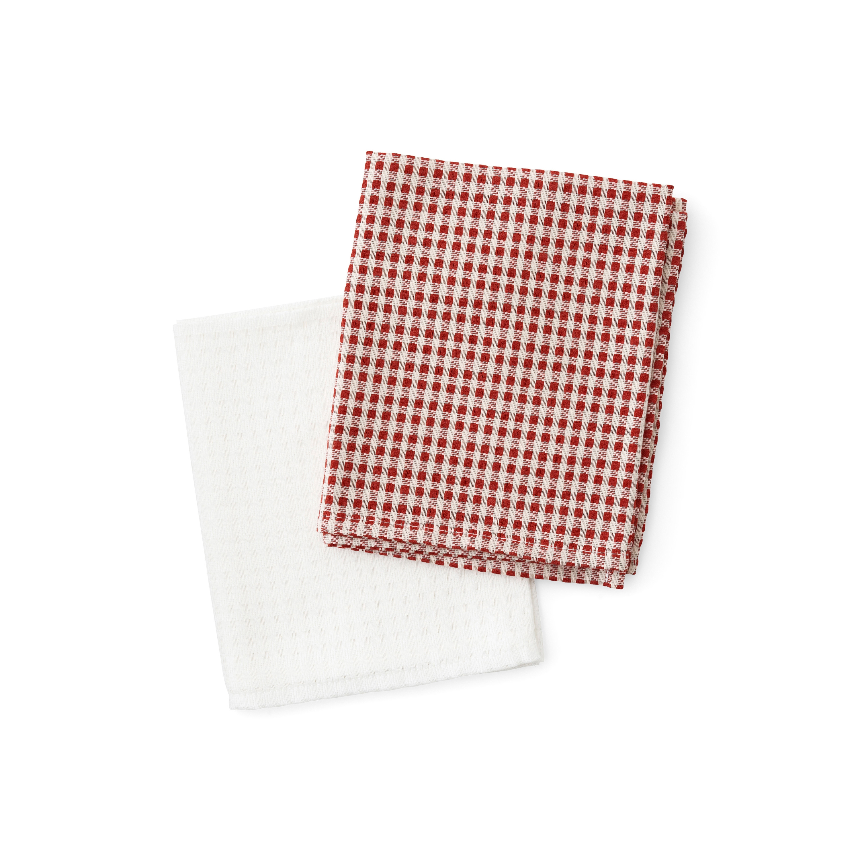 Mostrar el producto Troides Tea Towel, 40 X 67 | Burnt Sienna / White, 2-pack del fabricante Audo Copenhagen