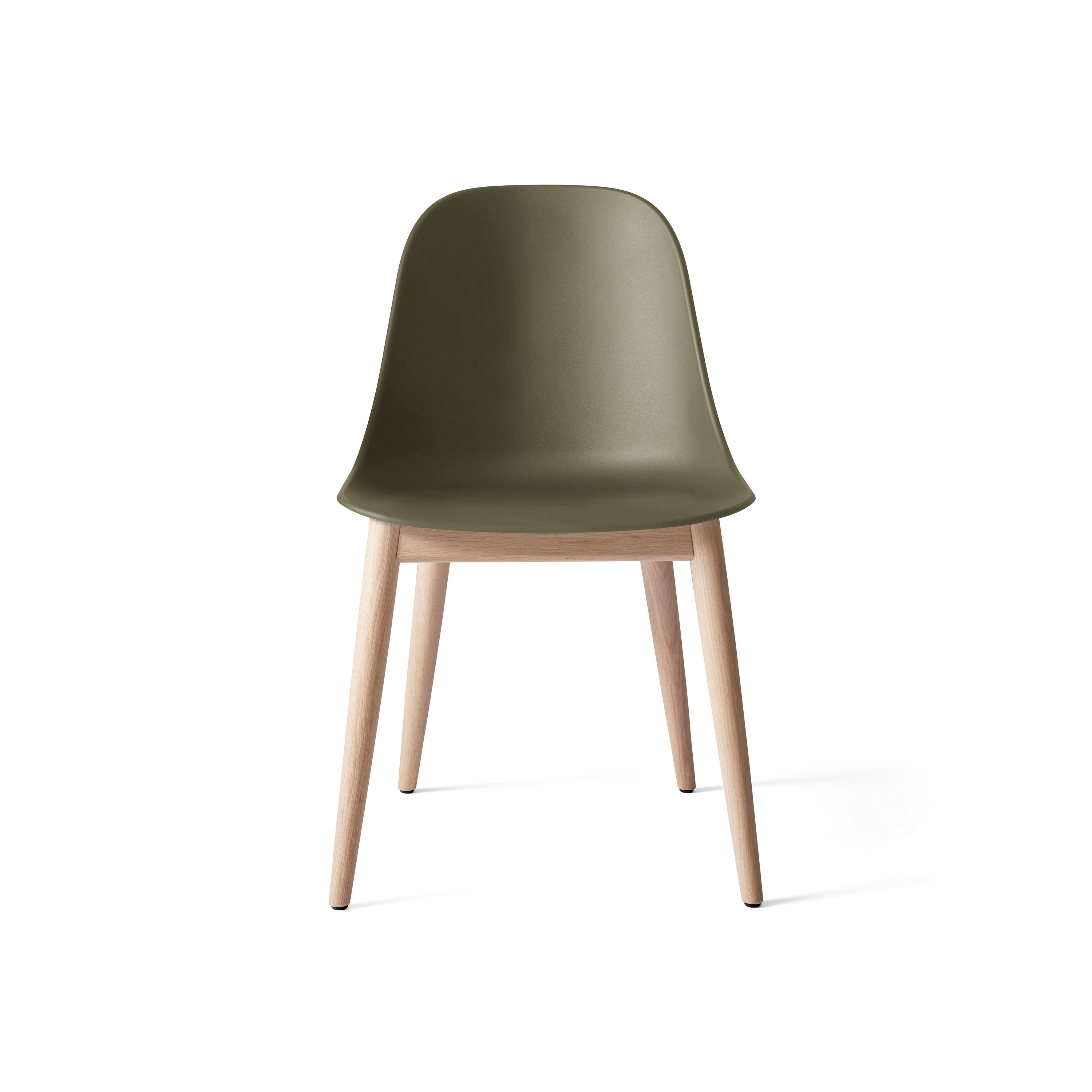 Display product Harbour Side Dining Chair | Natural Oak, Olive Plastic from manufacturer Audo Copenhagen