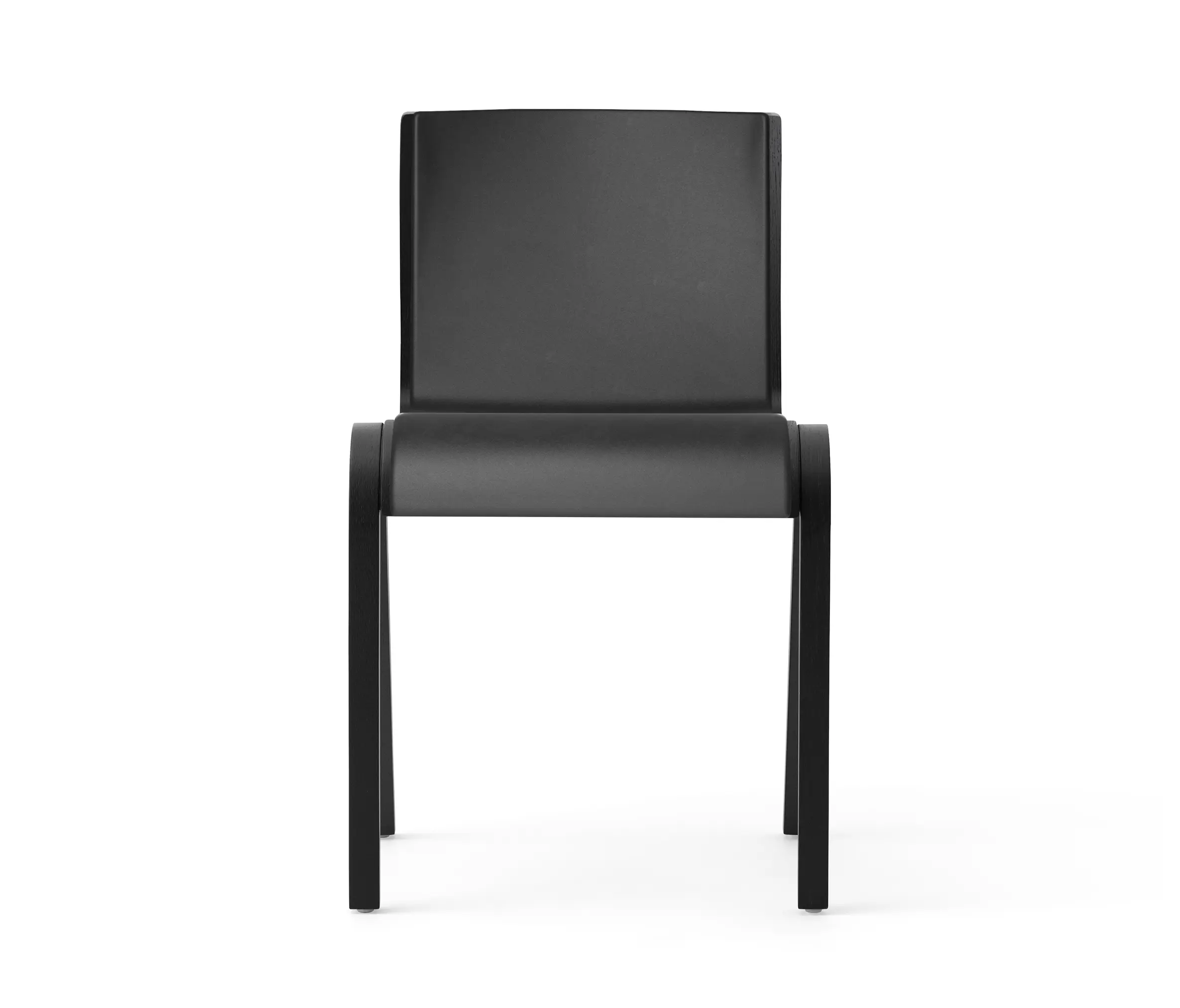 Audo Copenhagen - Ready Dining Chair, Black Painted Oak / Front Dakar 0842