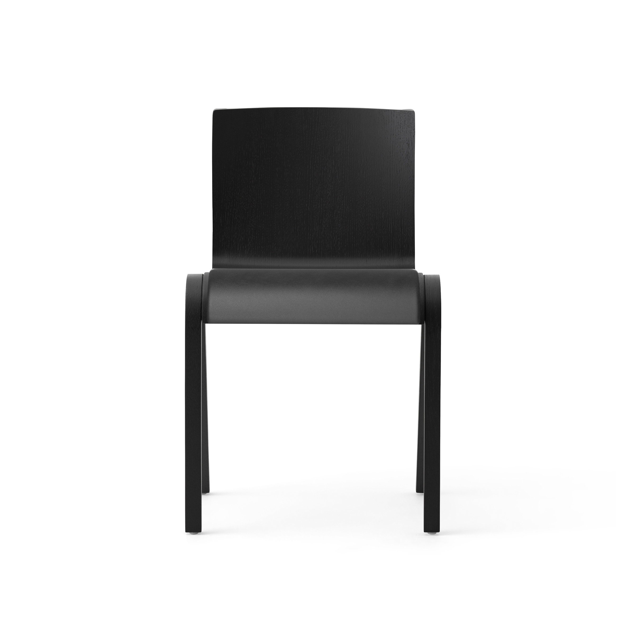 Display product Ready Dining Chair, Black Painted Oak / Front Dakar 0842 from manufacturer Audo Copenhagen