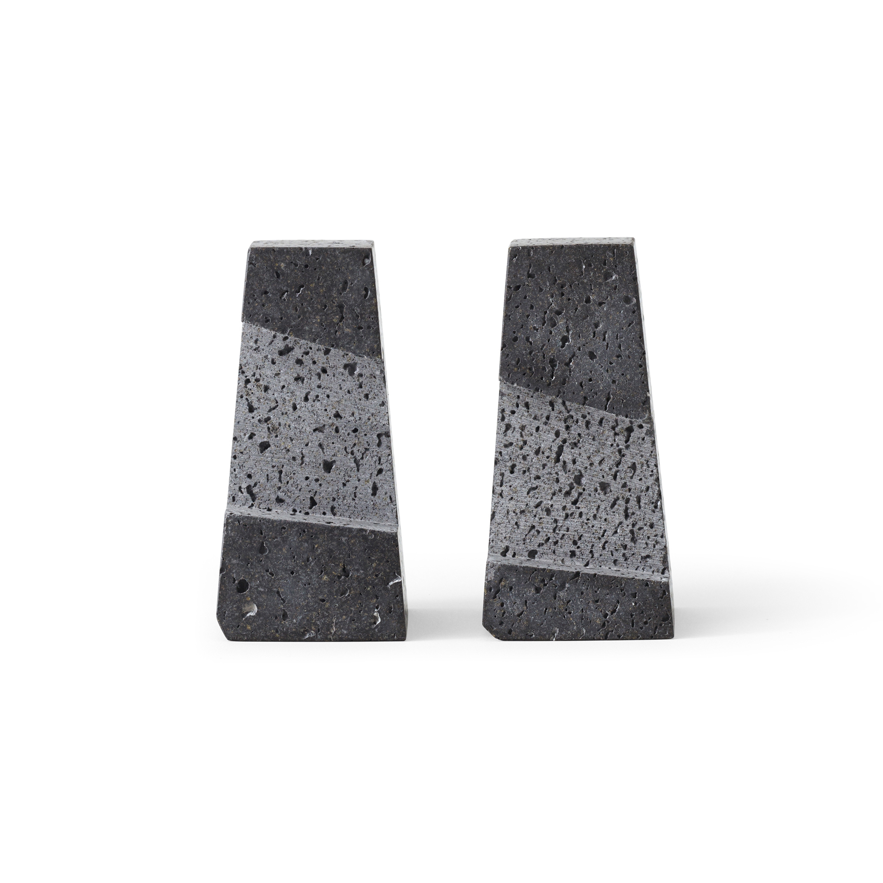 Display product Colin King Collection, Converge Book Ends | Lava Stone from manufacturer Audo Copenhagen