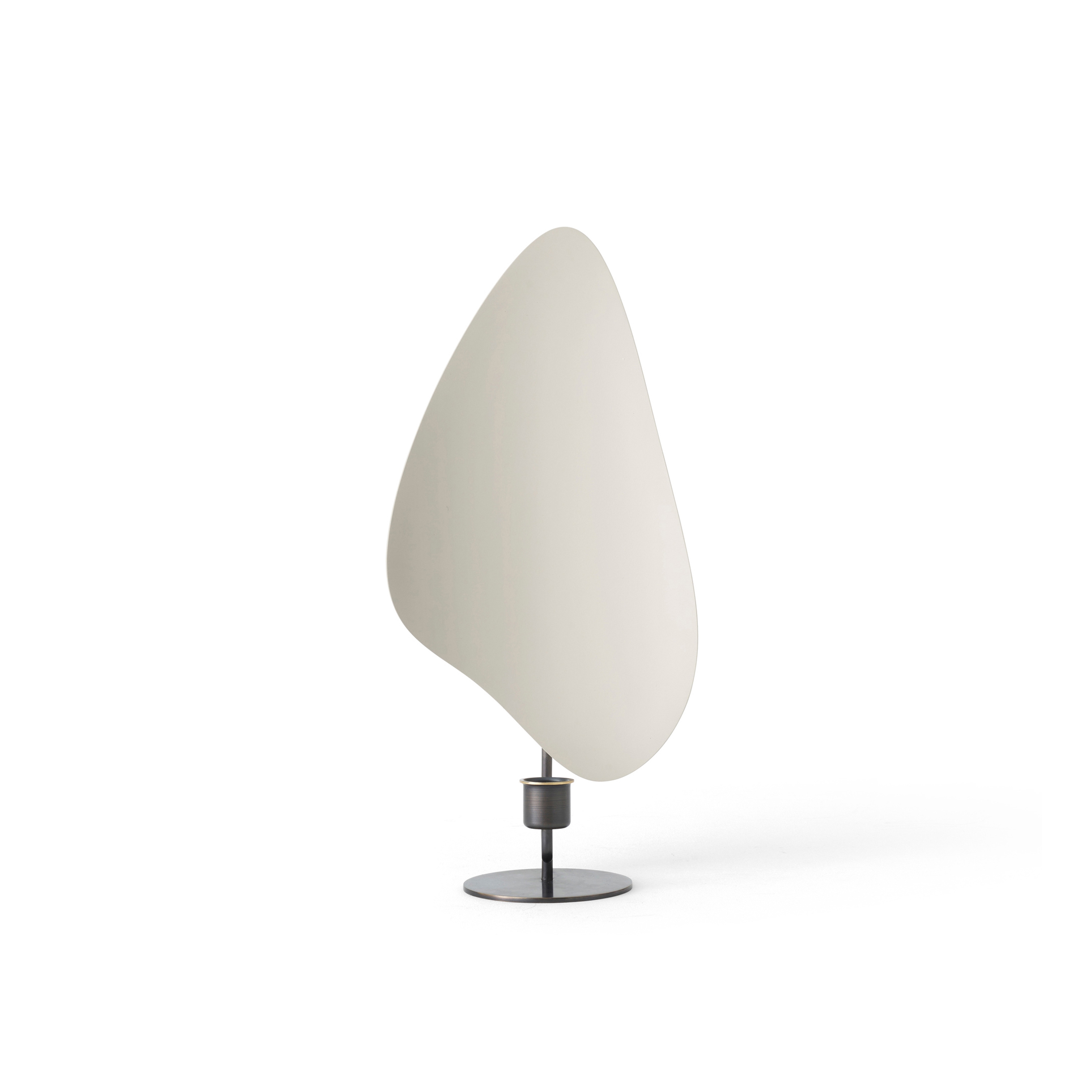 Flambeau CH, H34 ,Table | Bronzed Brass/Grey